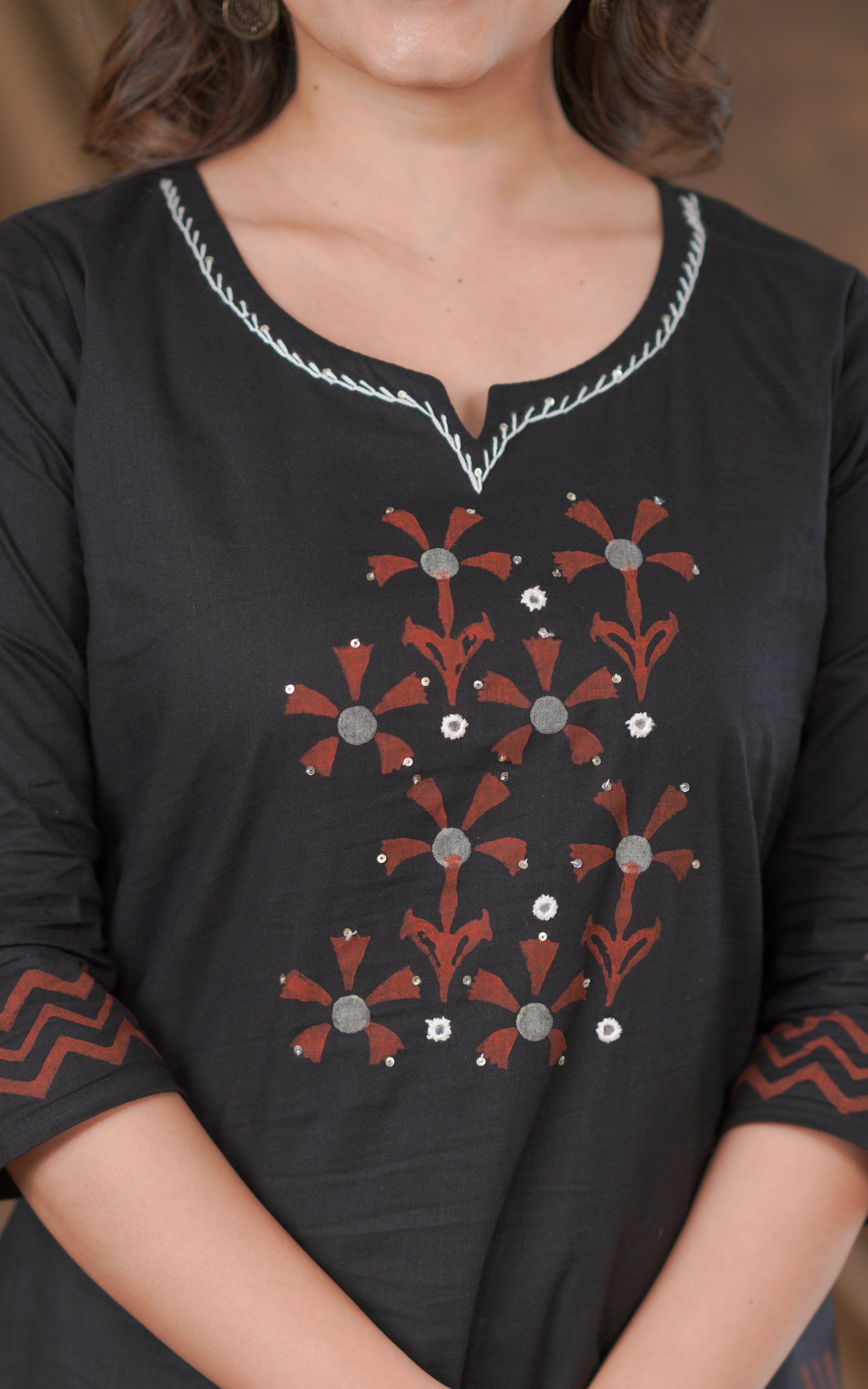 Office wear straight cut kurti