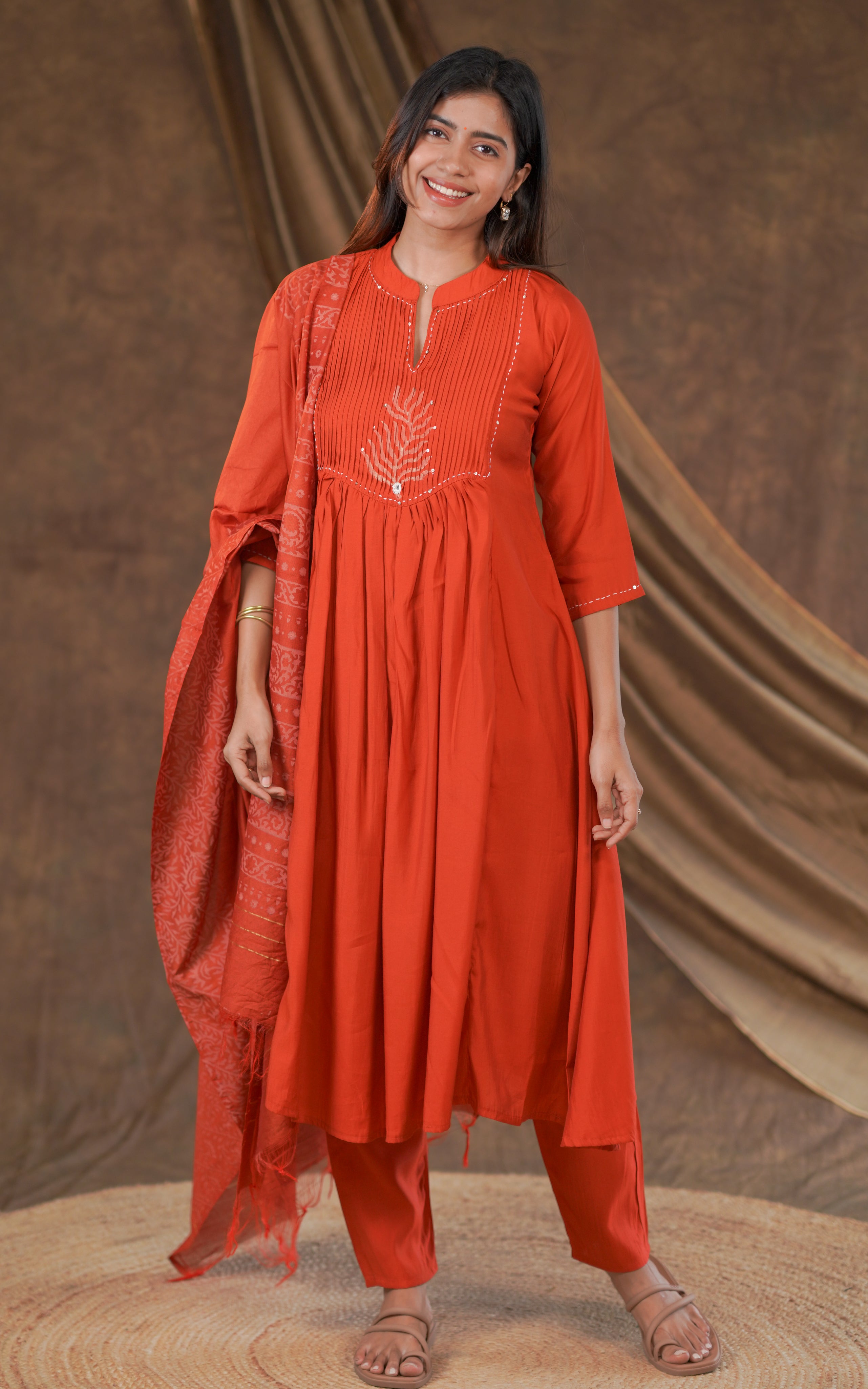 handblock Aline kurti