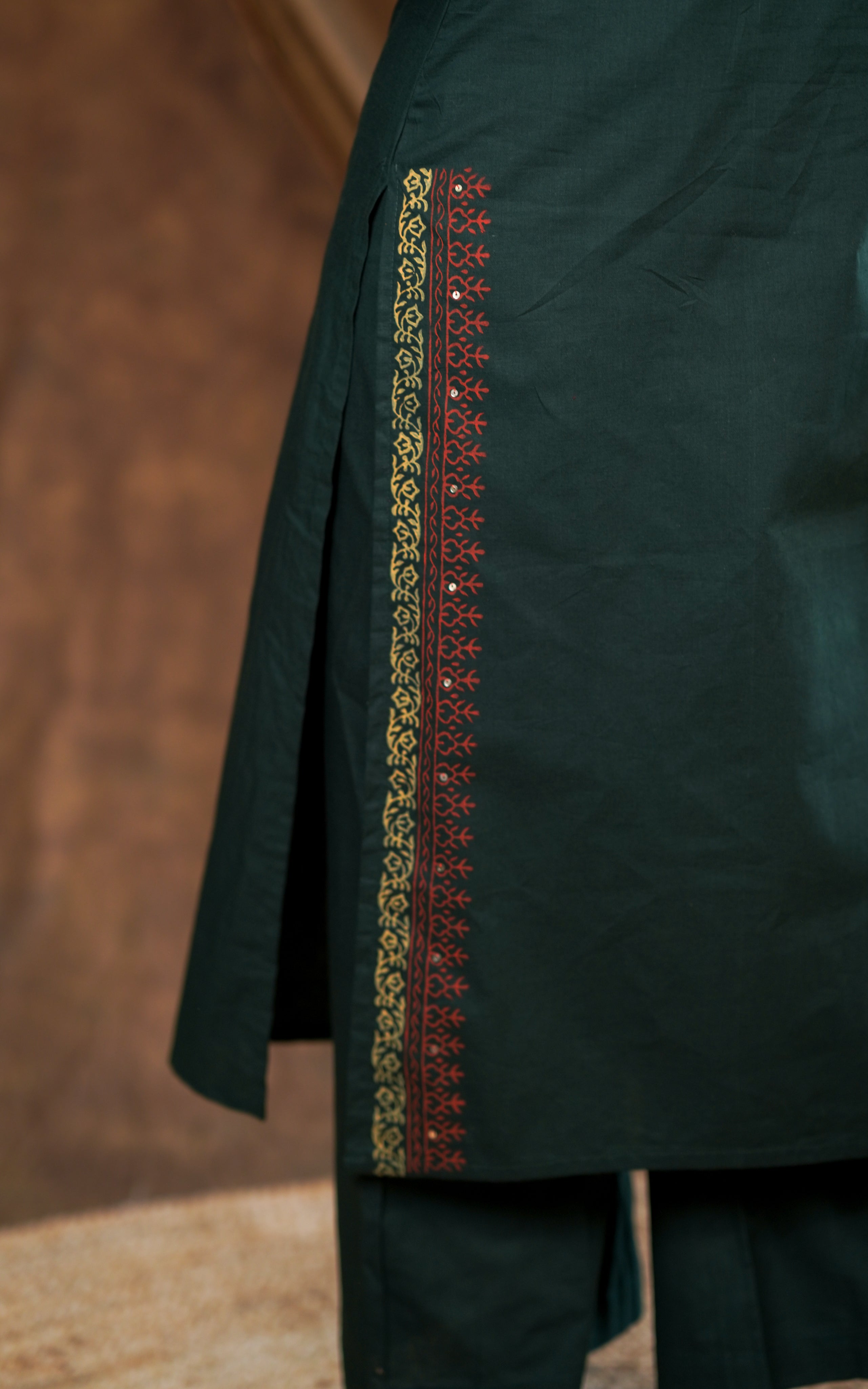 Arasi Handblock (Kurti+Pant+Dupatta)