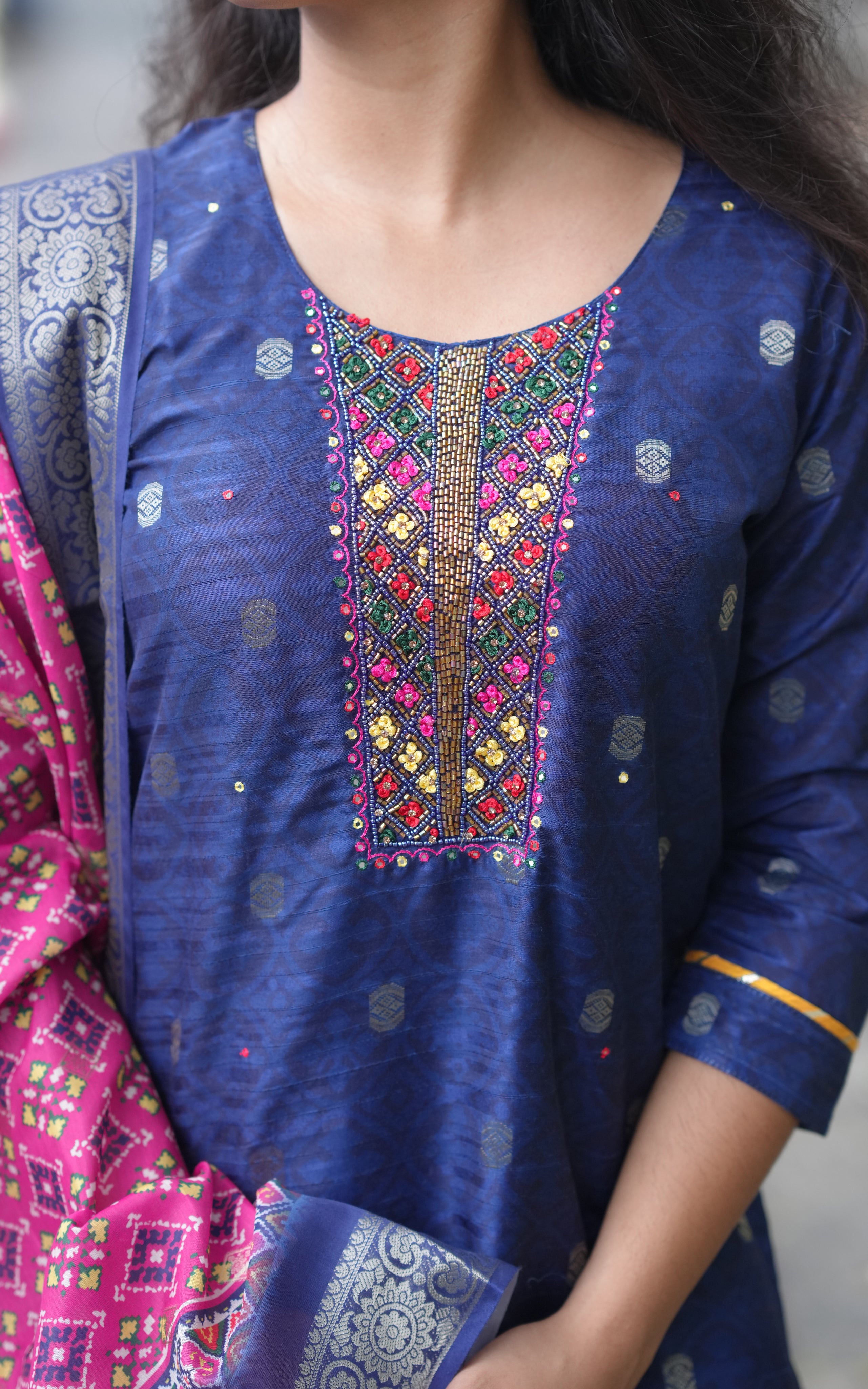 Margali Poove A (Kurti+Dupatta)
