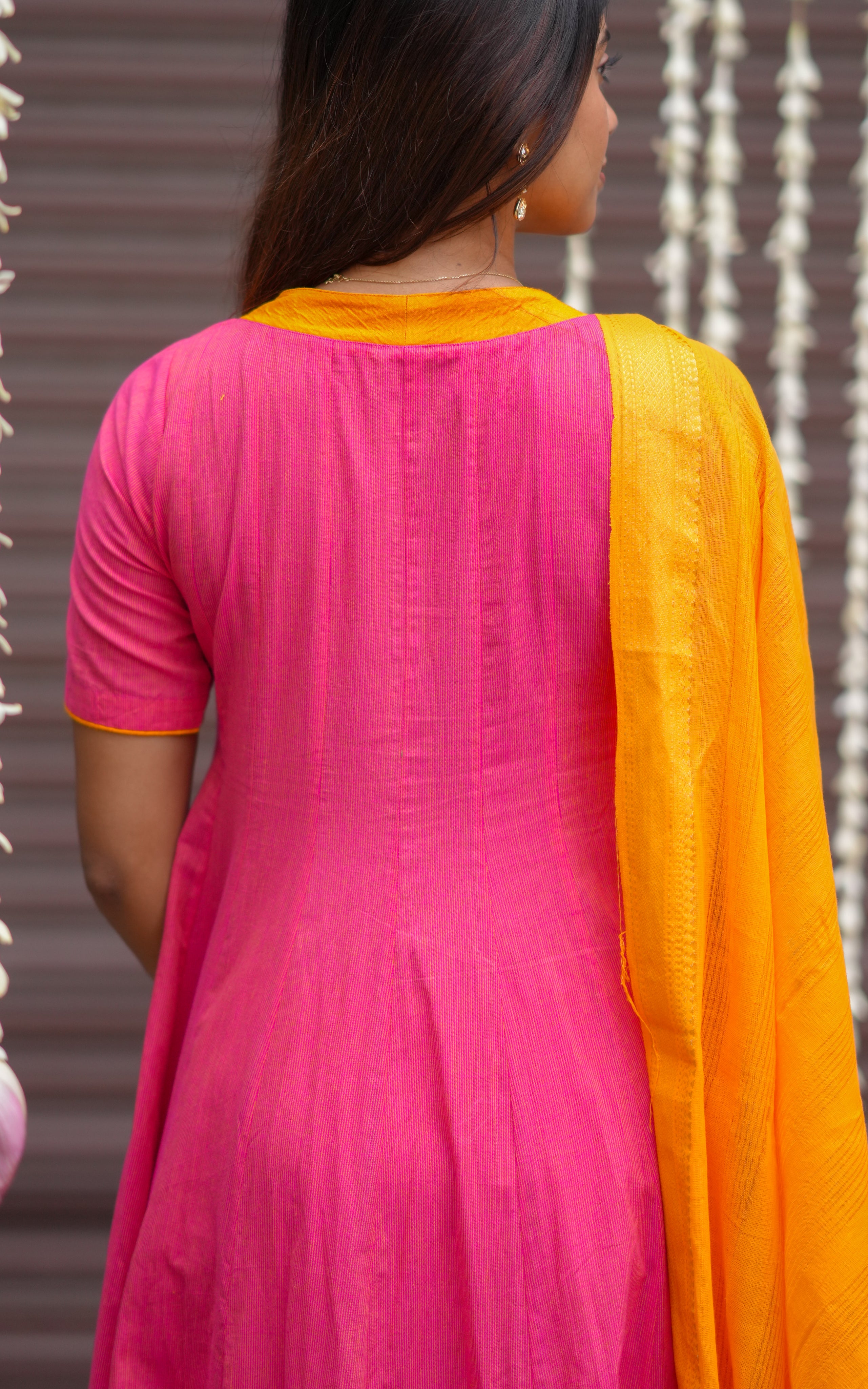 Desiga Dark Peach (Kurti+Dupatta)