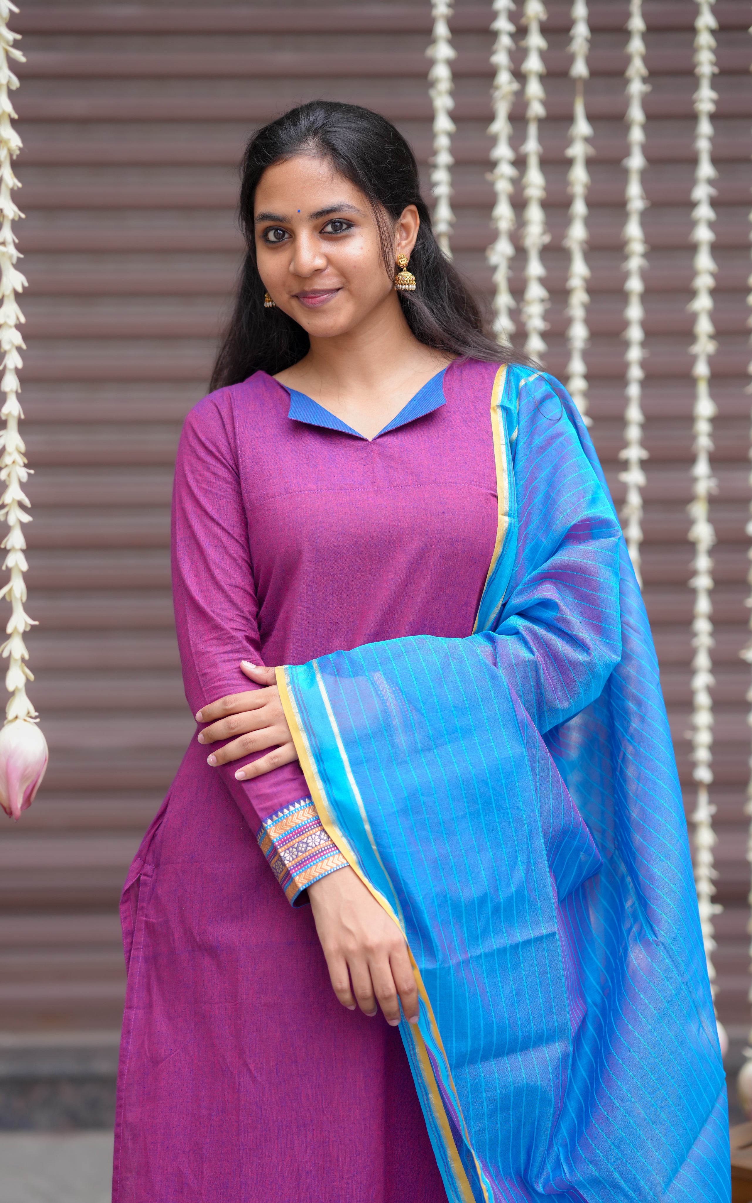 Adisha Mulberry (Kurti+Dupatta)