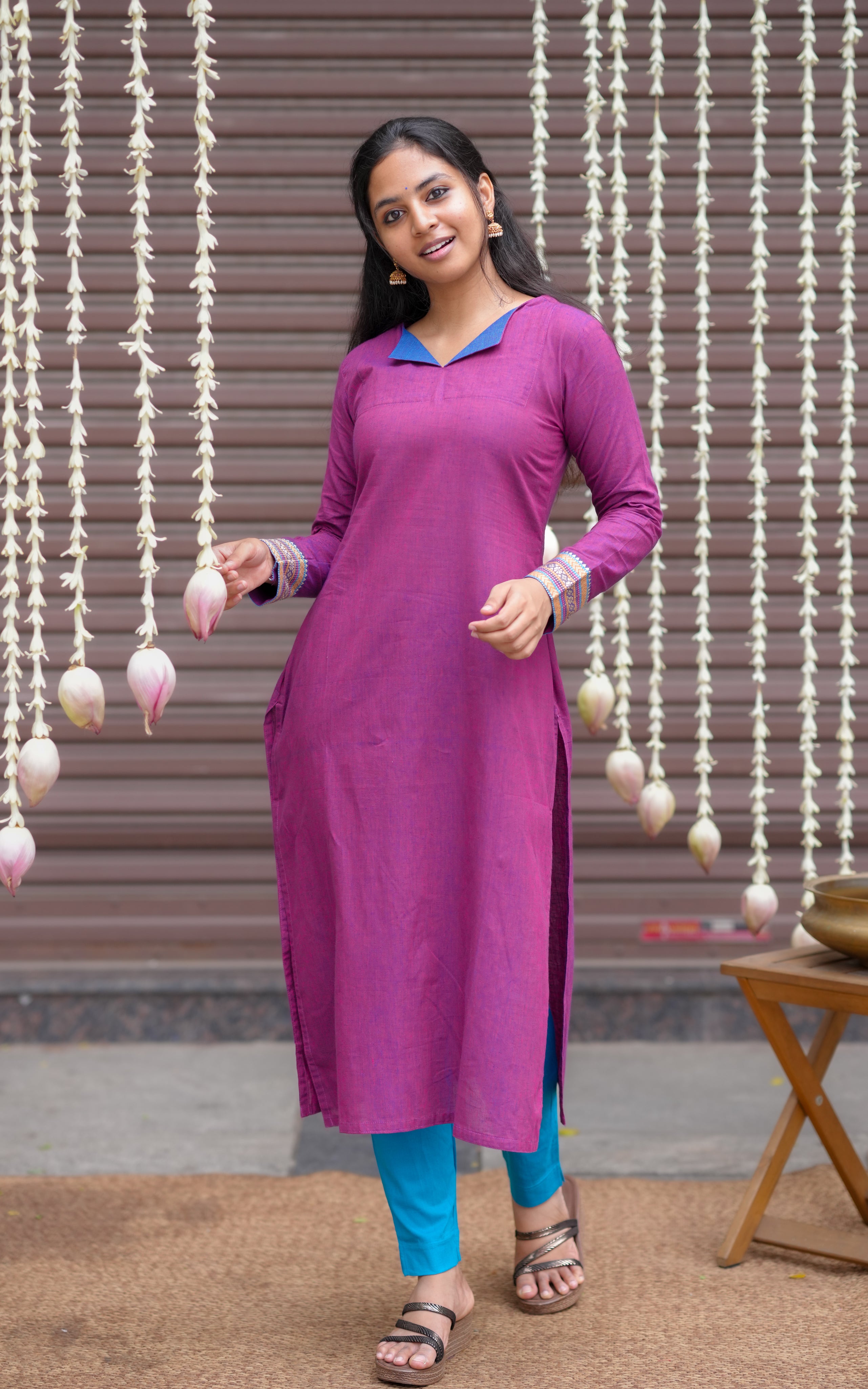 Adisha Mulberry (Kurti+Dupatta)