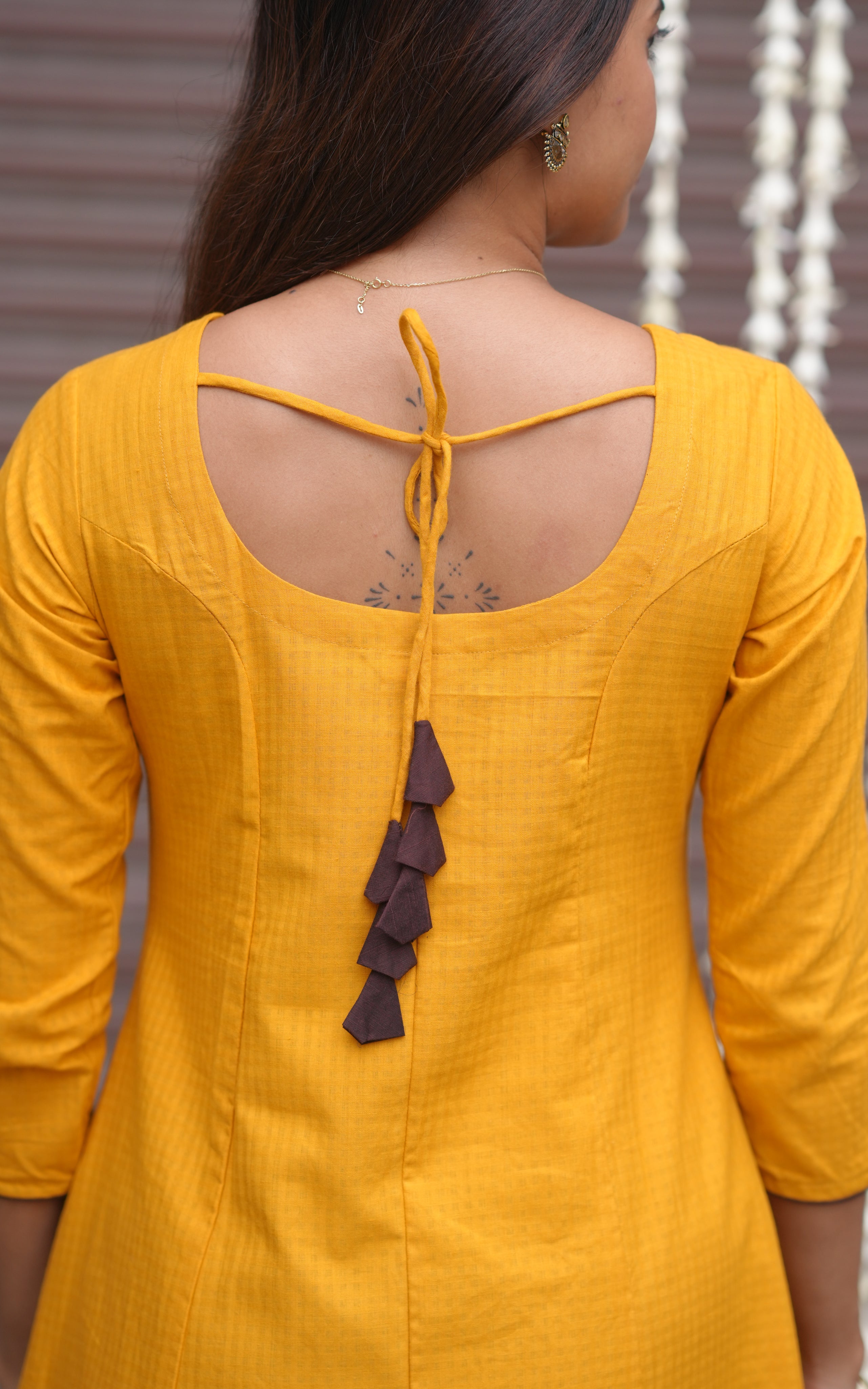 Srivalli Mustard (Kurti+Dupatta)