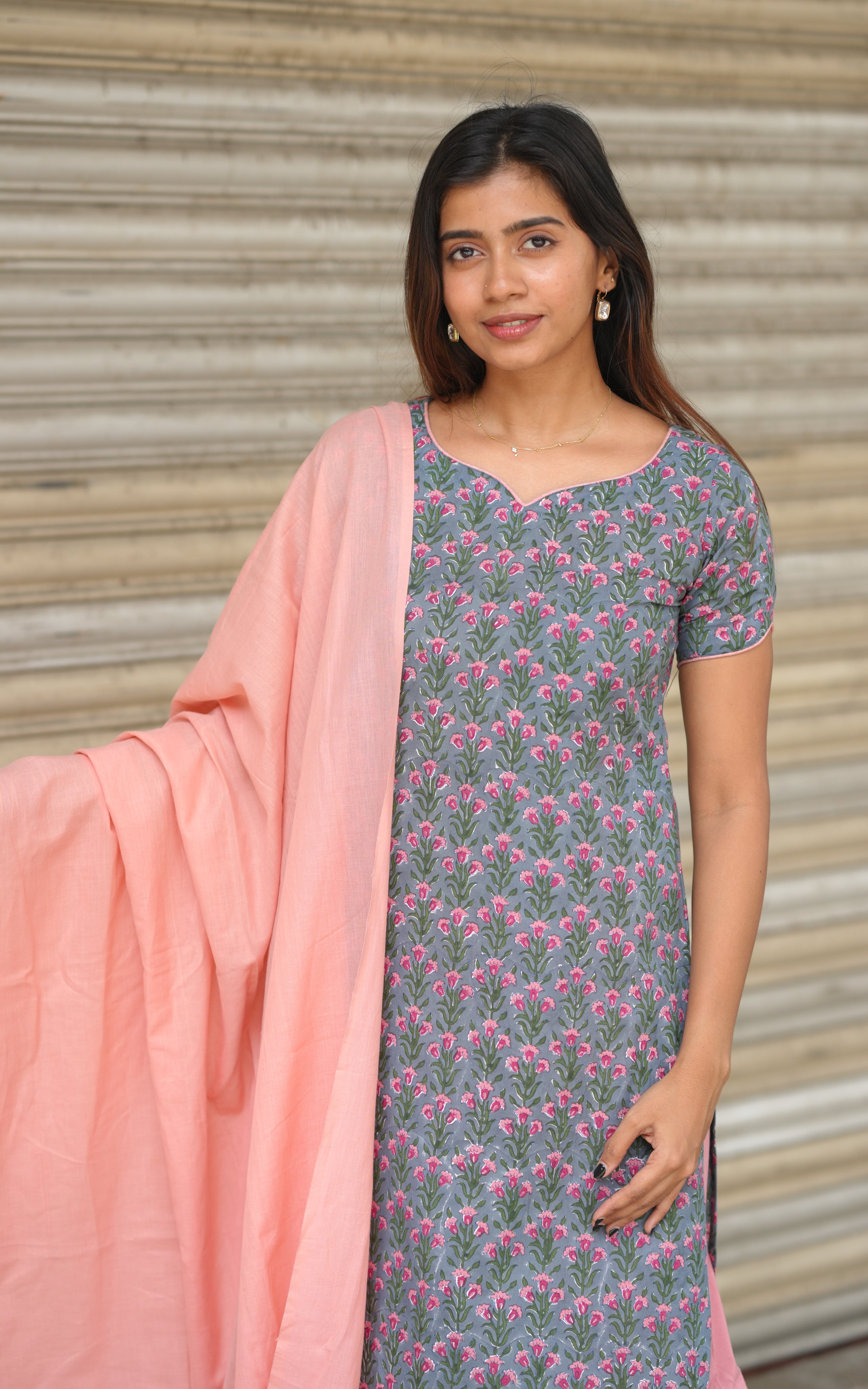 Calista C (Kurti+Dupatta)