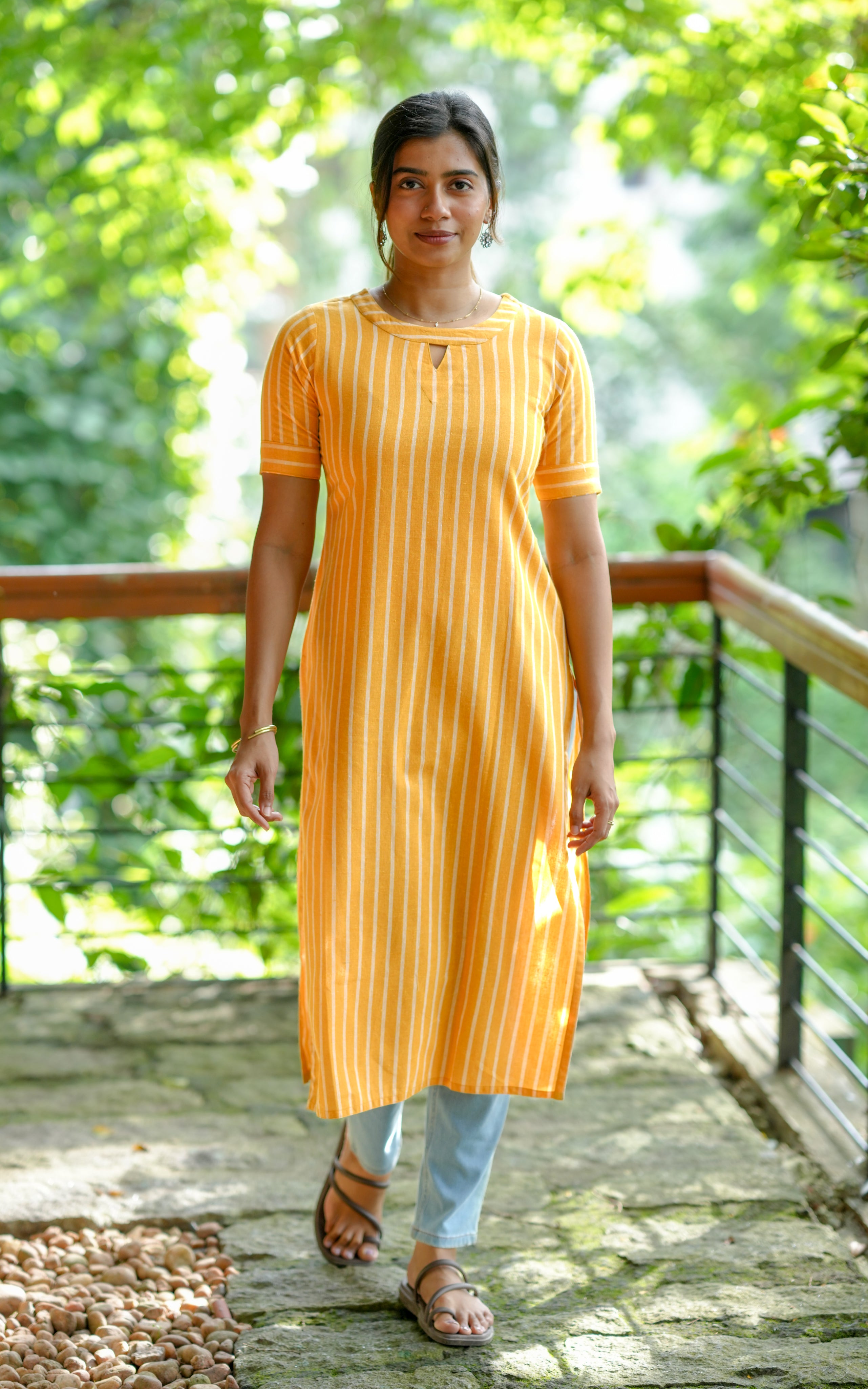 A beautifully crafted ethnic outfit blending elegance and everyday comfort, perfect for festive or casual moments