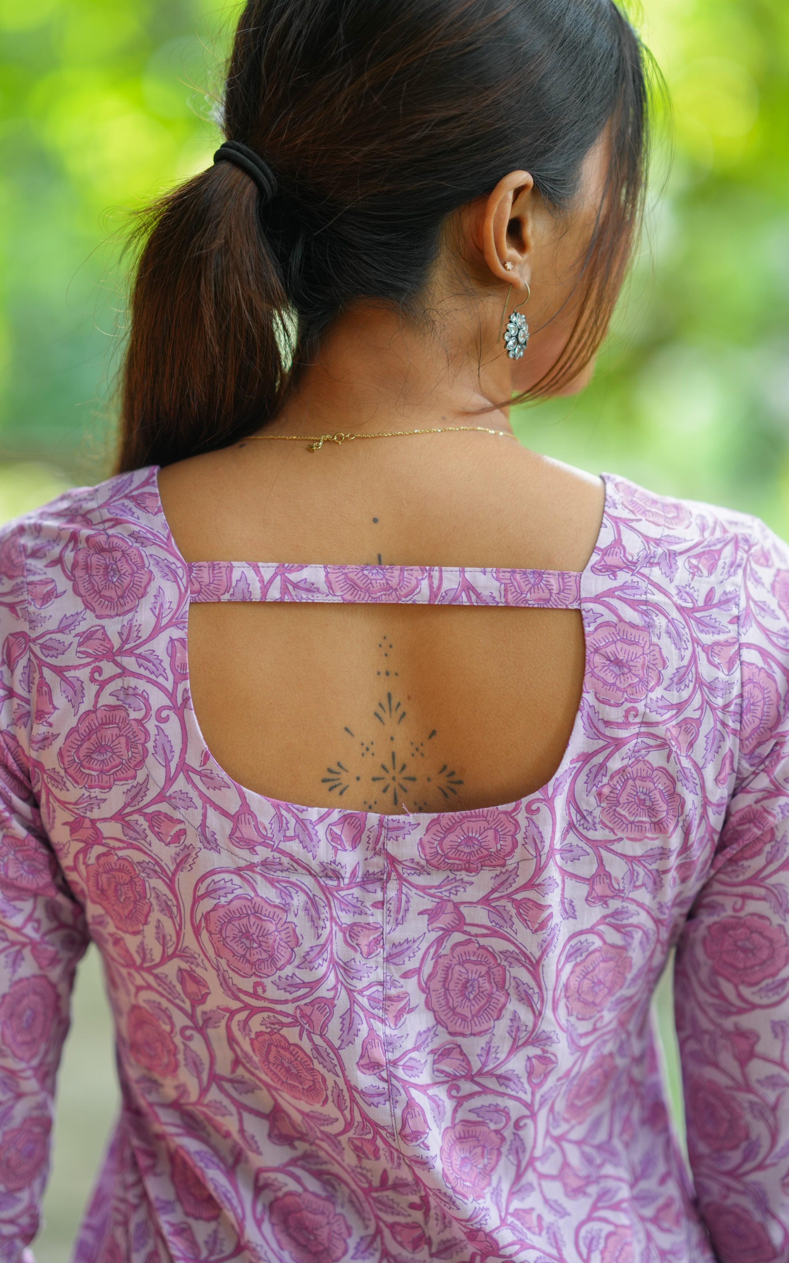 Straight-cut kurti set for women