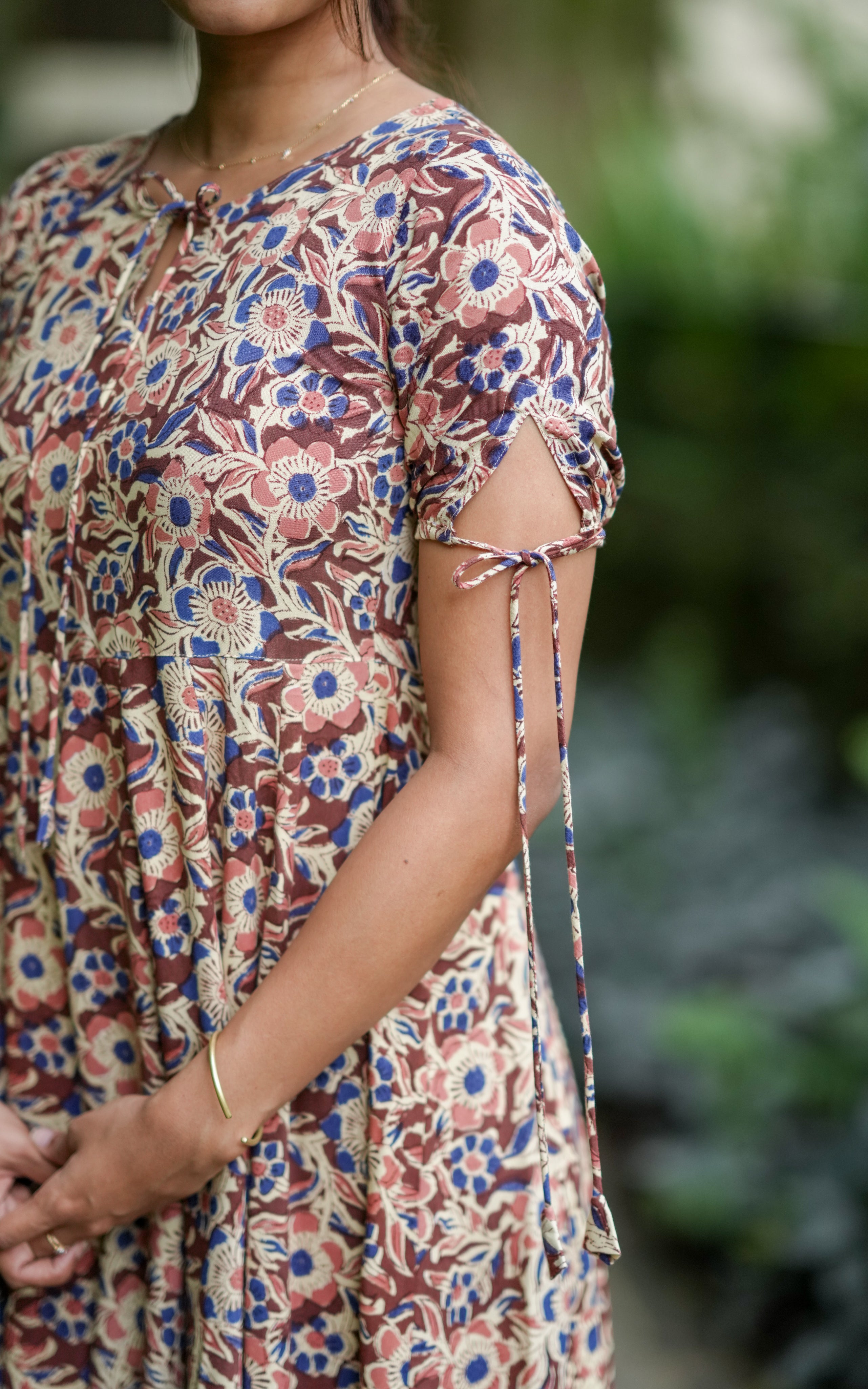  Lightweight Anarkali with minimal prints, ideal for everyday comfort.