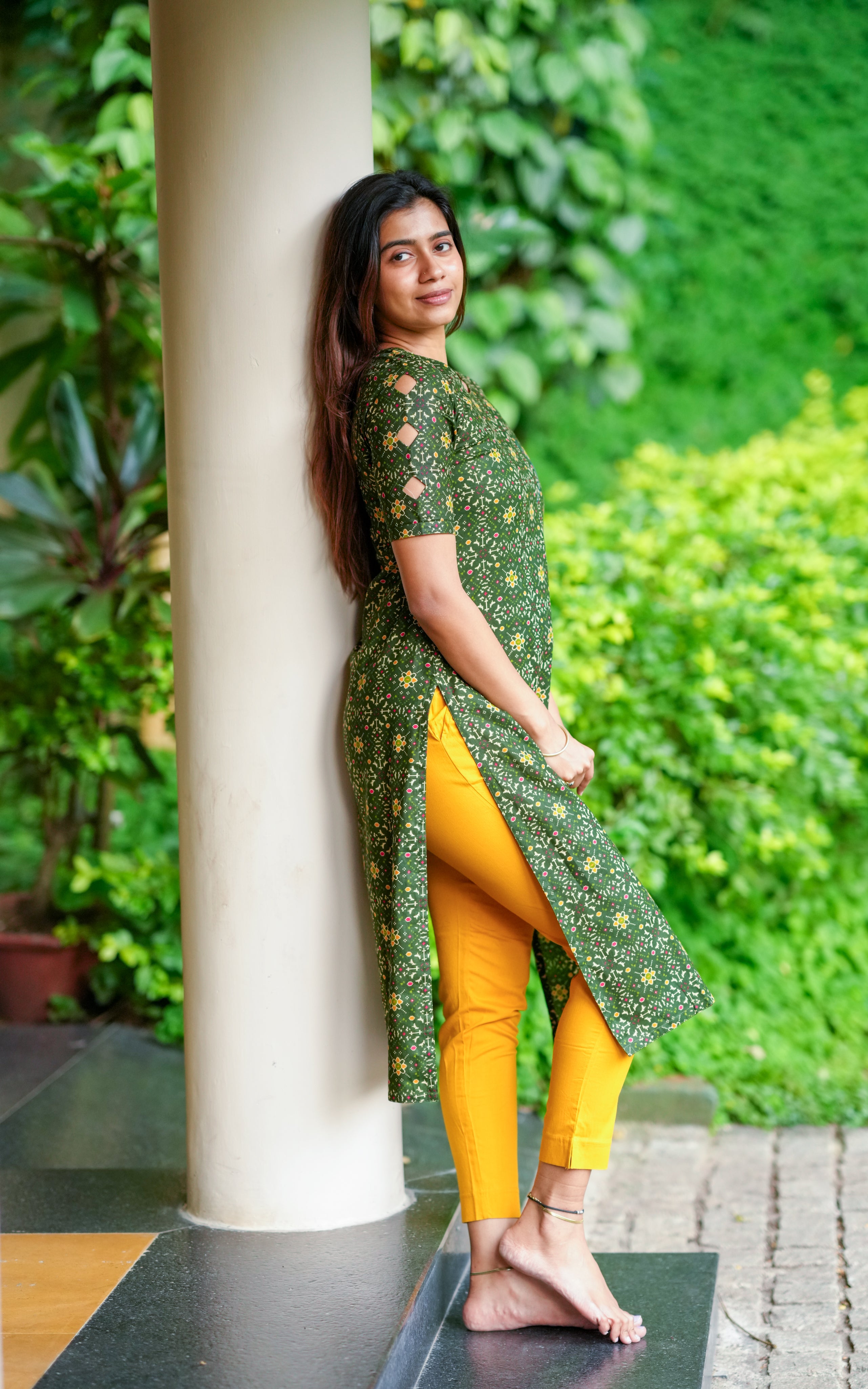 Cotton straight kurti