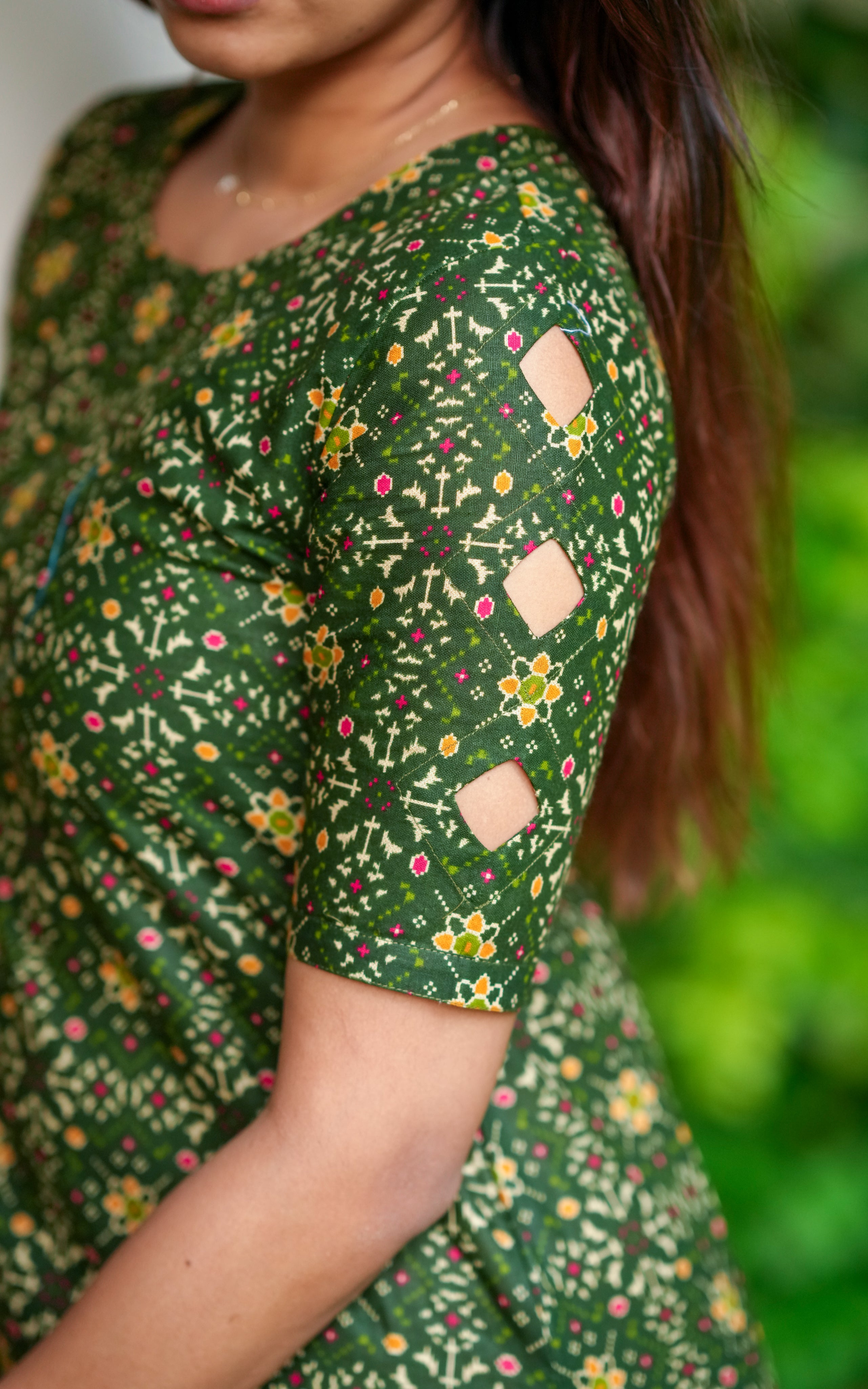 Ethnic straight kurti with minimal design