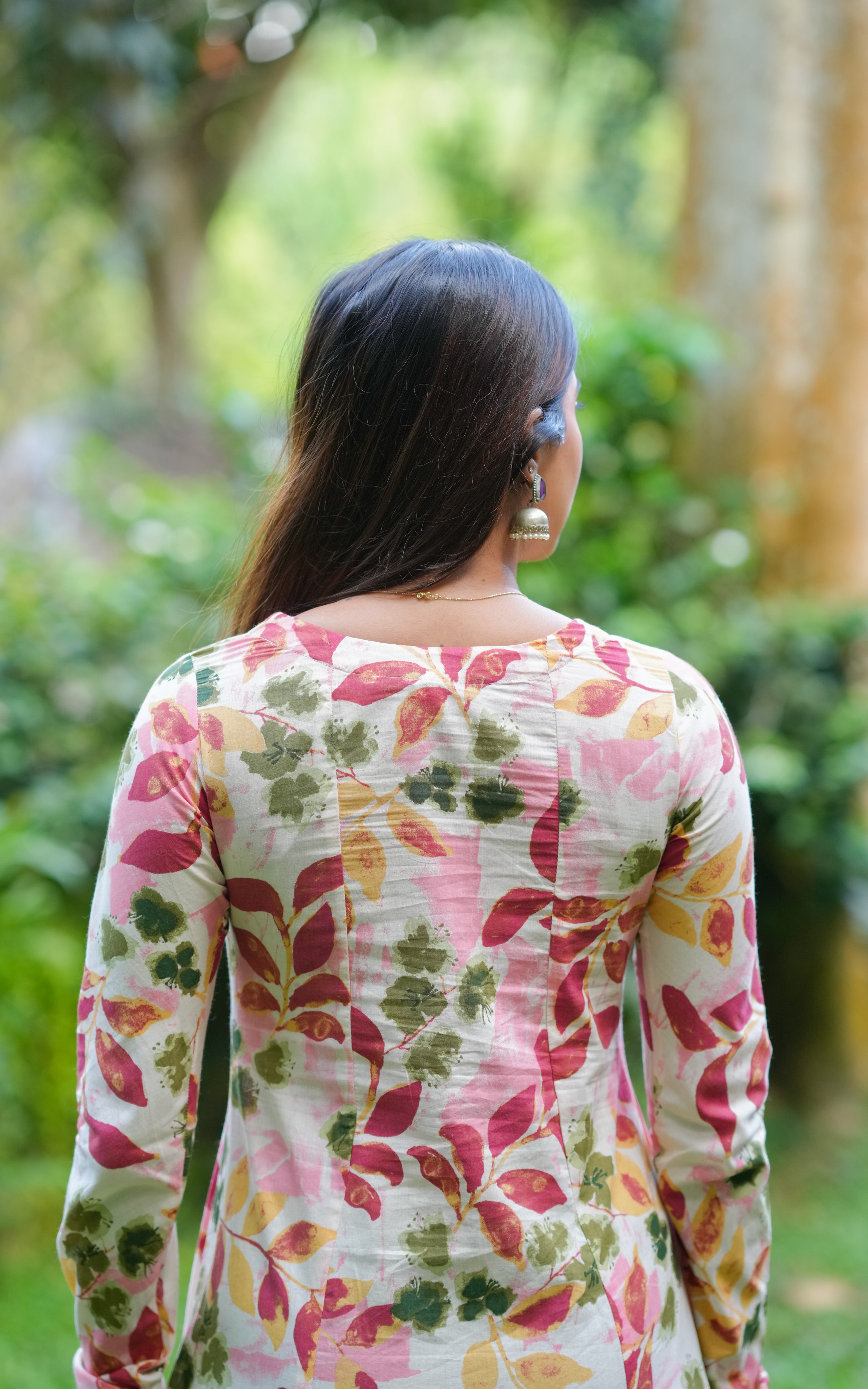 Stylish A-line kurti for office
