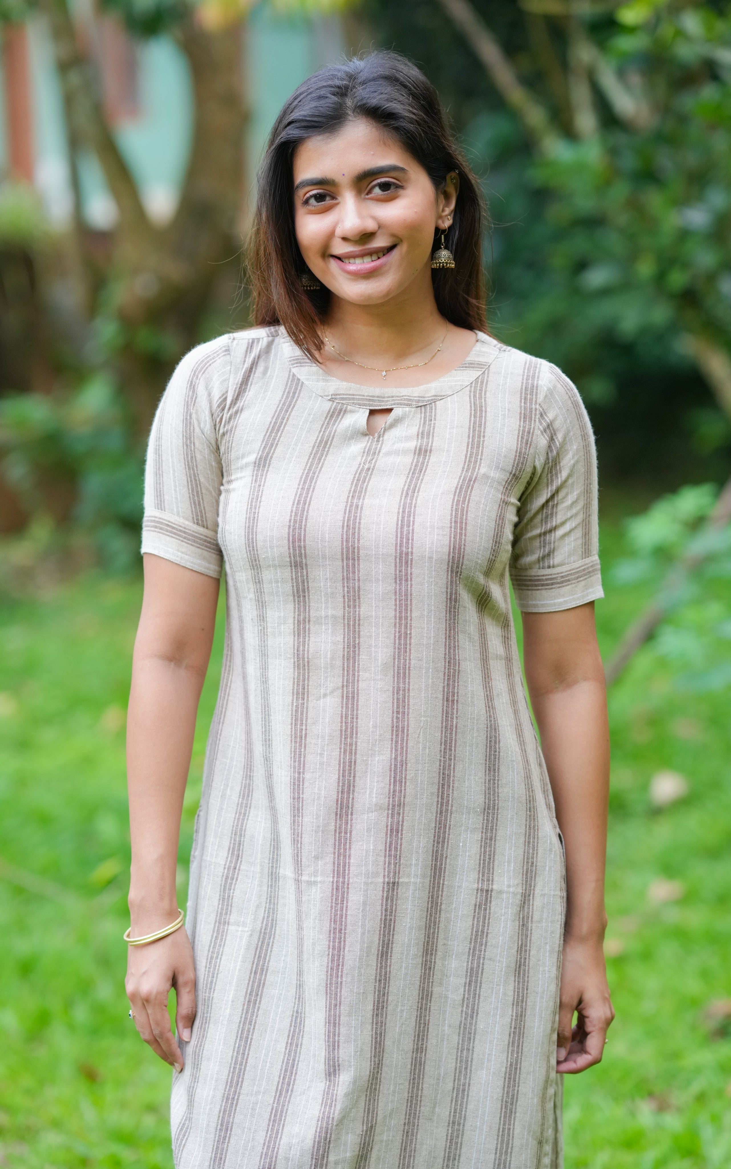A beautifully crafted ethnic outfit blending elegance and everyday comfort, perfect for festive or casual moments