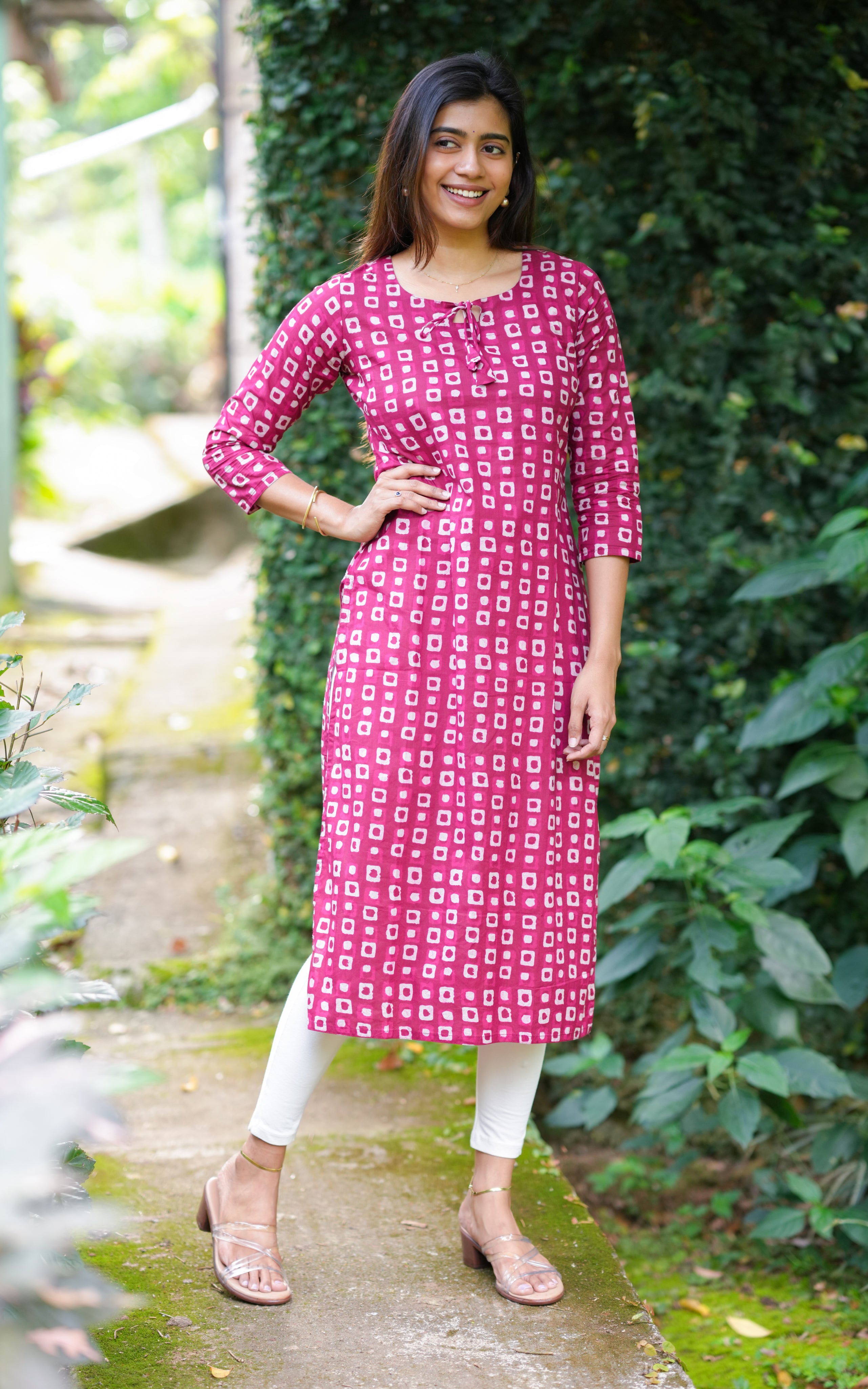 Cotton straight kurti