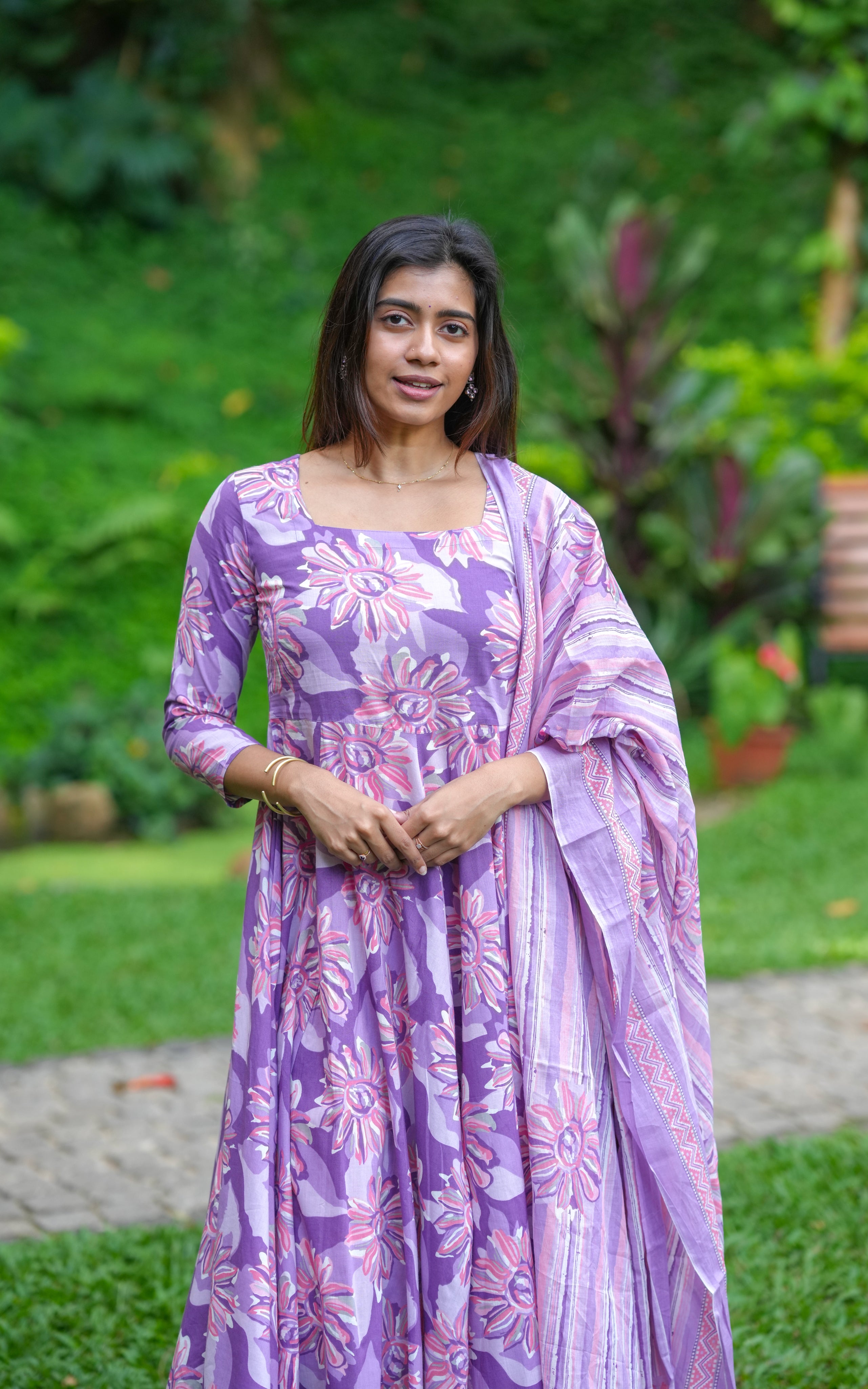 Ethnic gown style