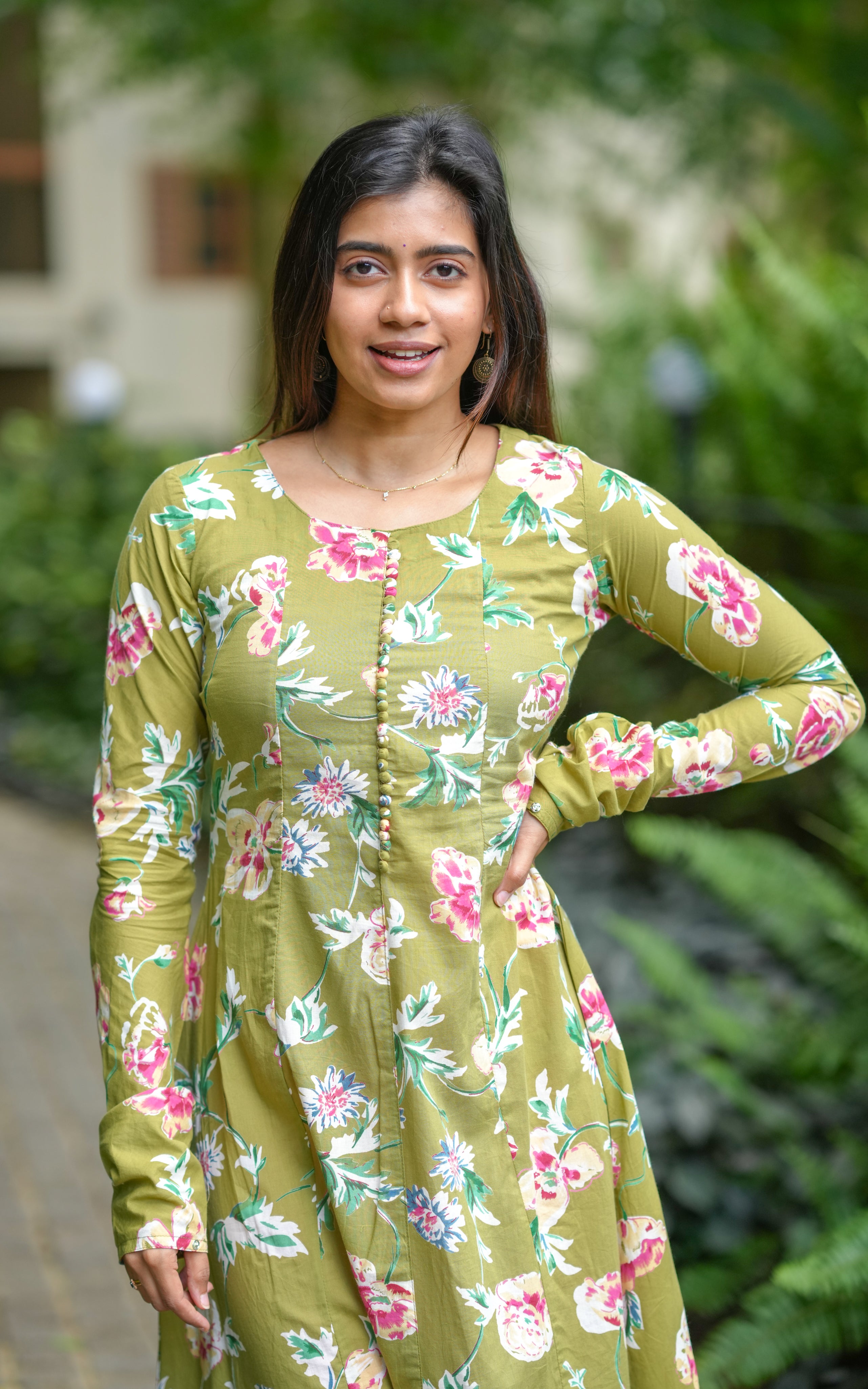 Printed A-line kurti