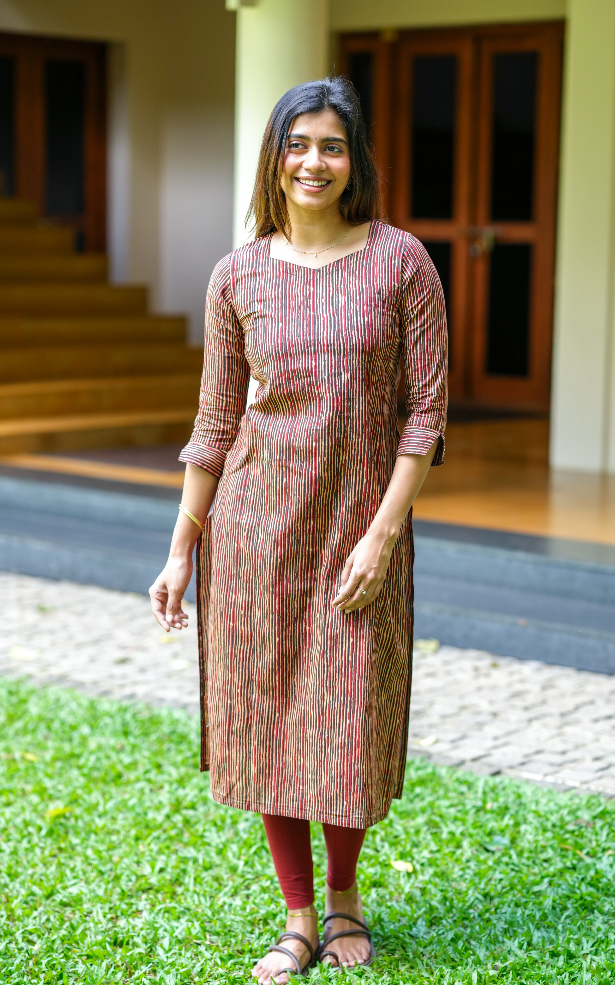 Cotton straight kurti