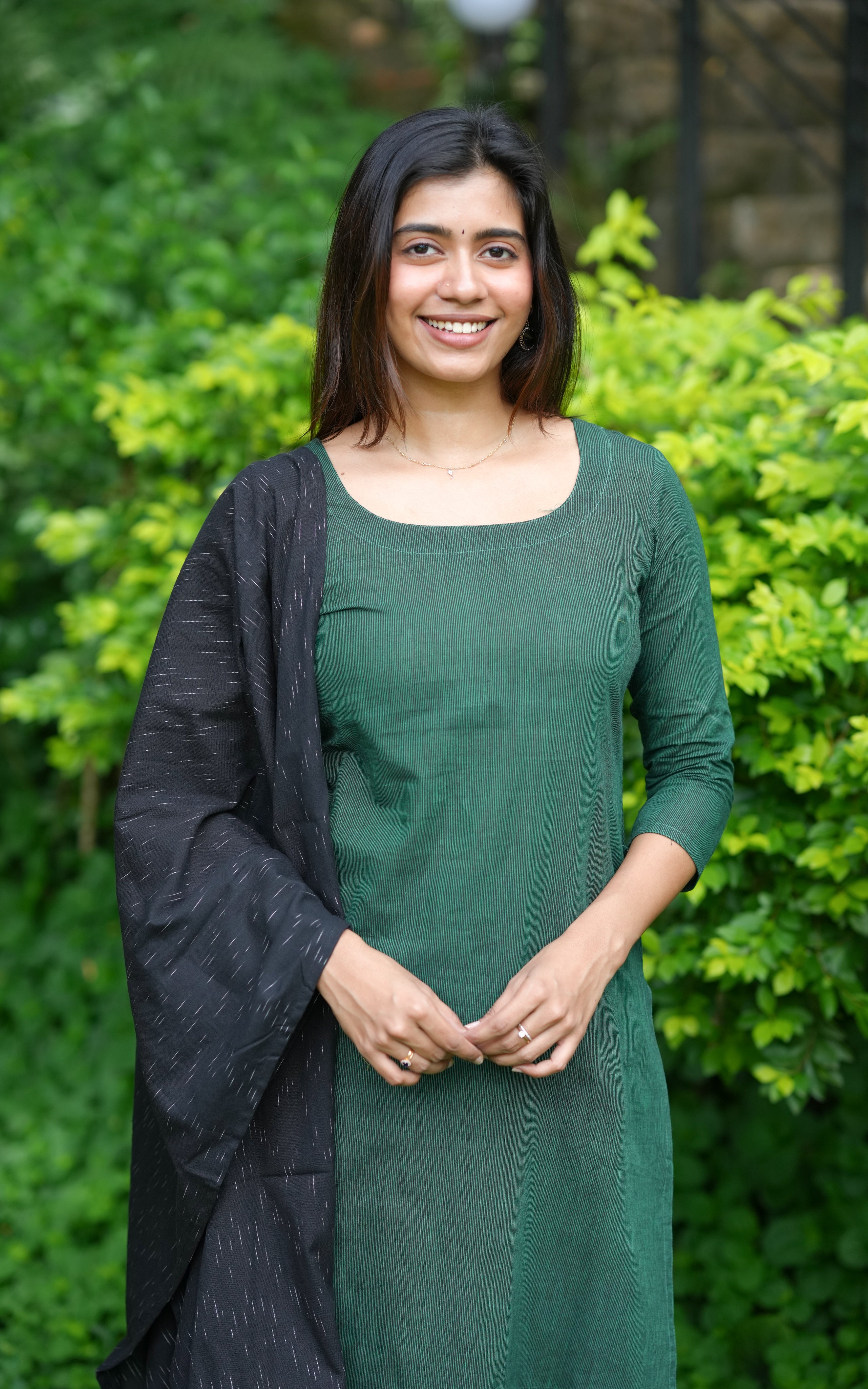 Chameli Green (Kurti+Dupatta)