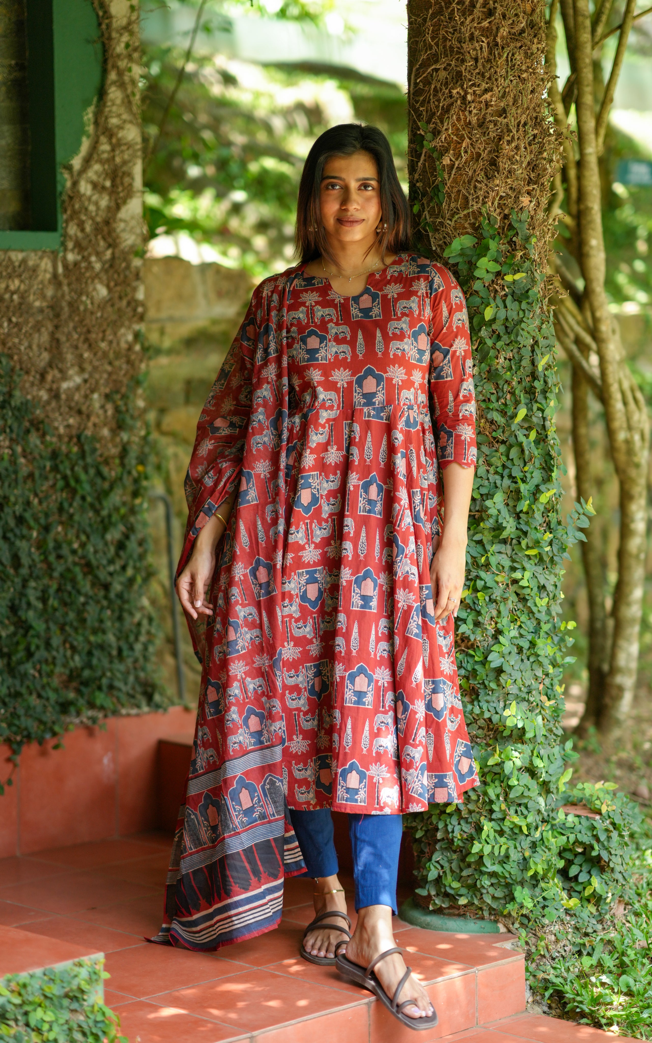 Ethnic gown style