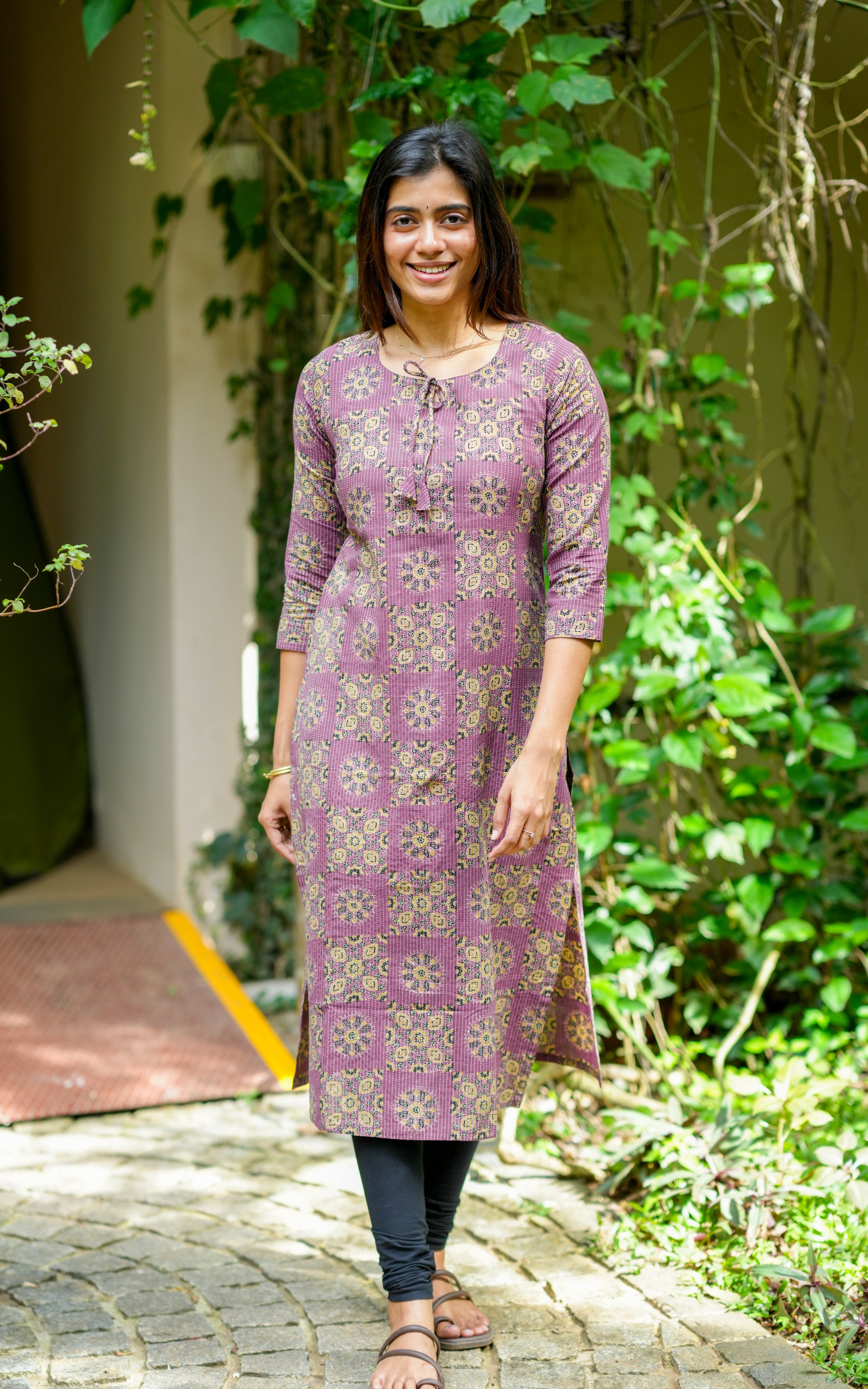 Cotton straight kurti