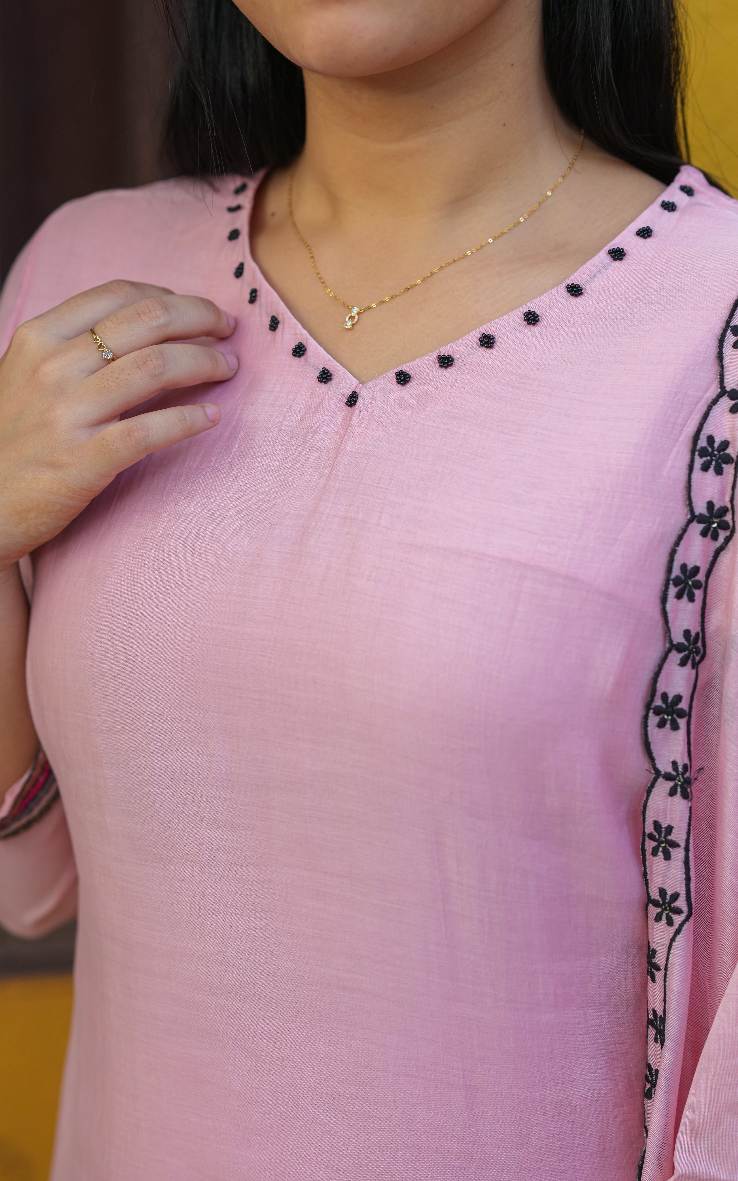  Art Silk Aline kurti for women