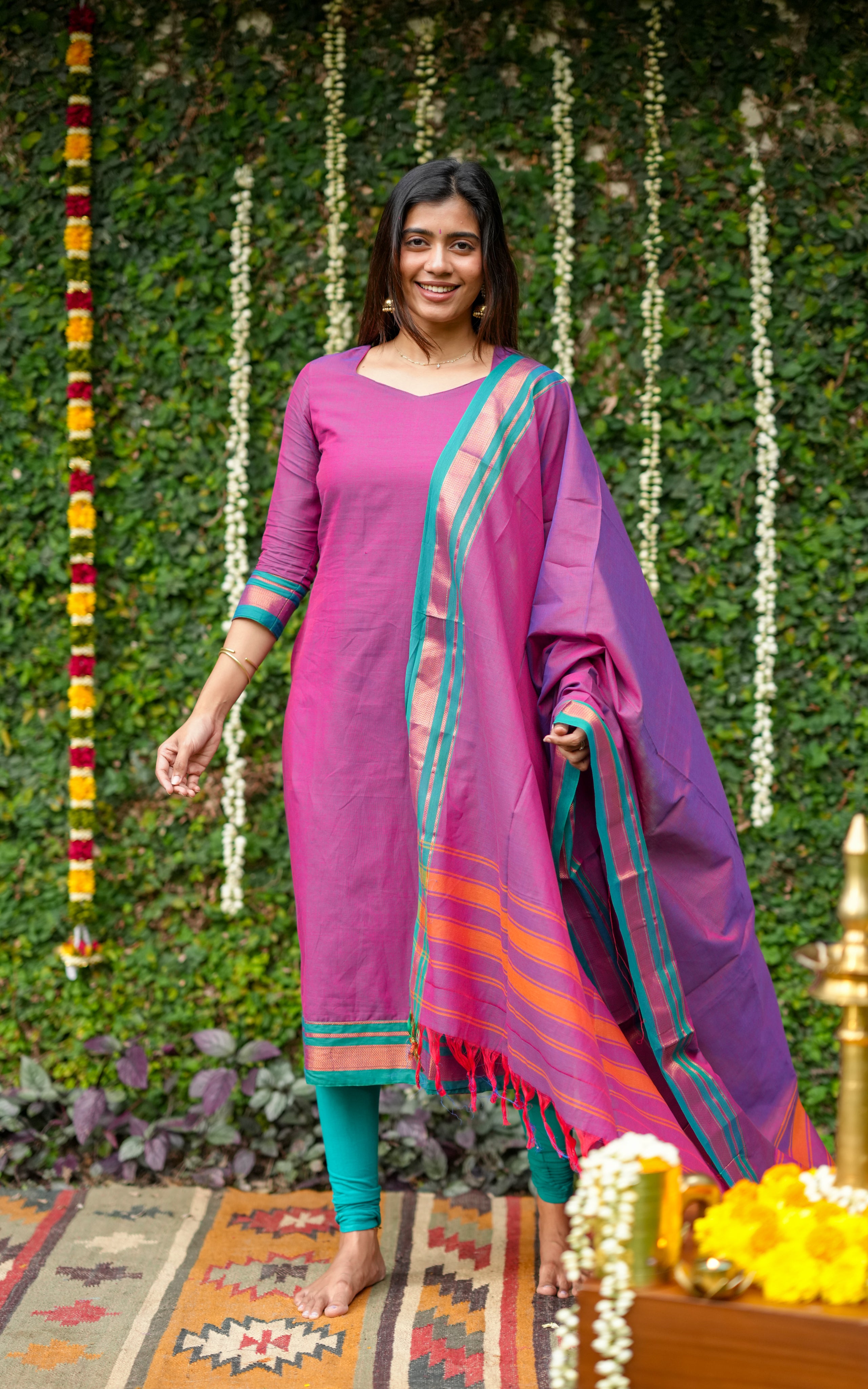 Cotton straight kurti