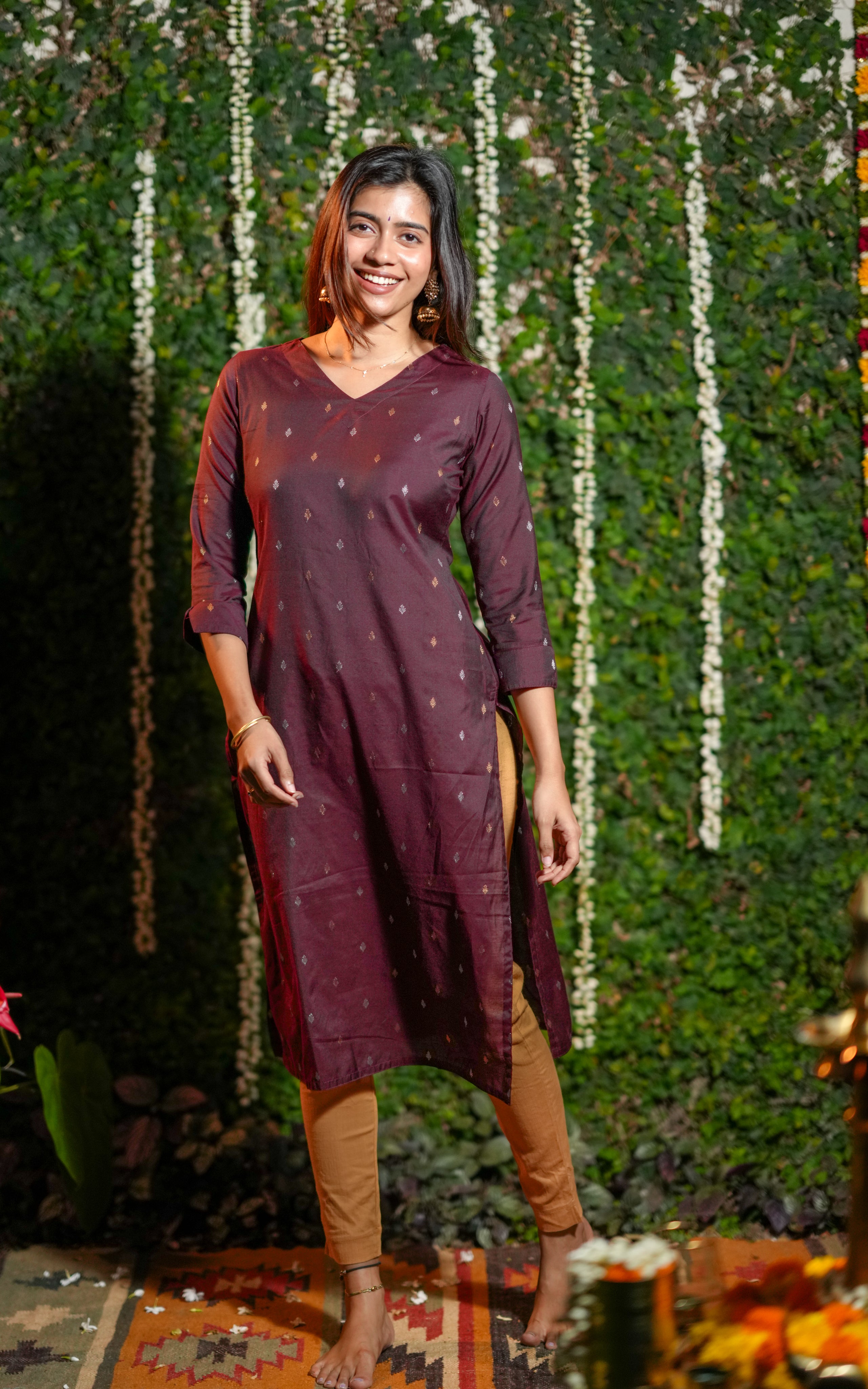 Cotton straight kurti