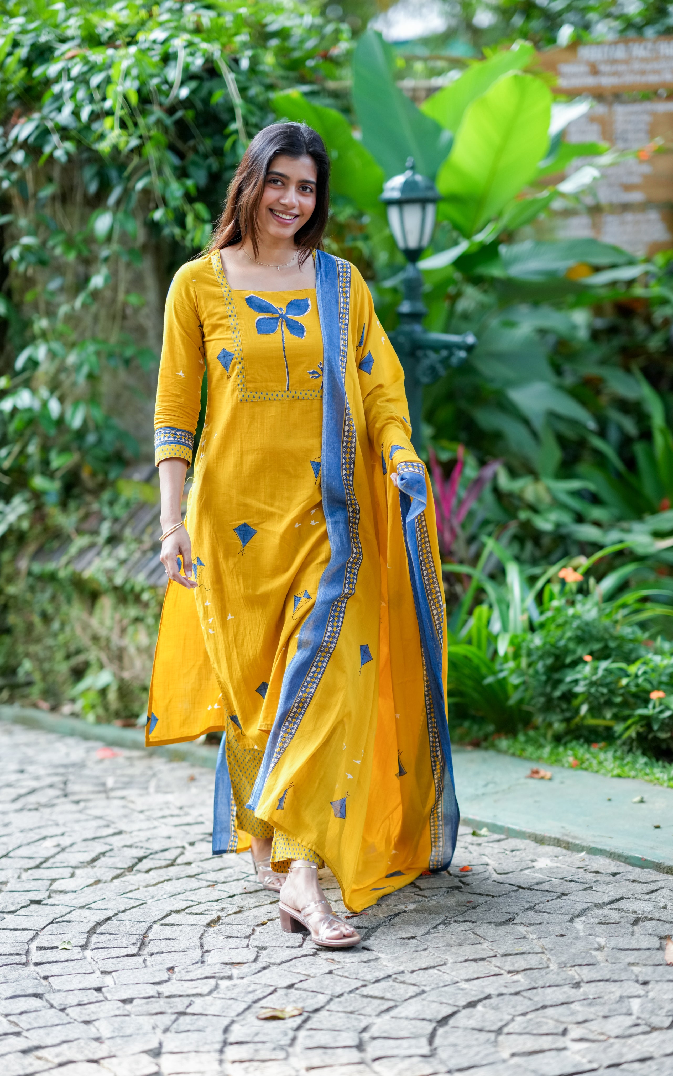 Mustard color kurti