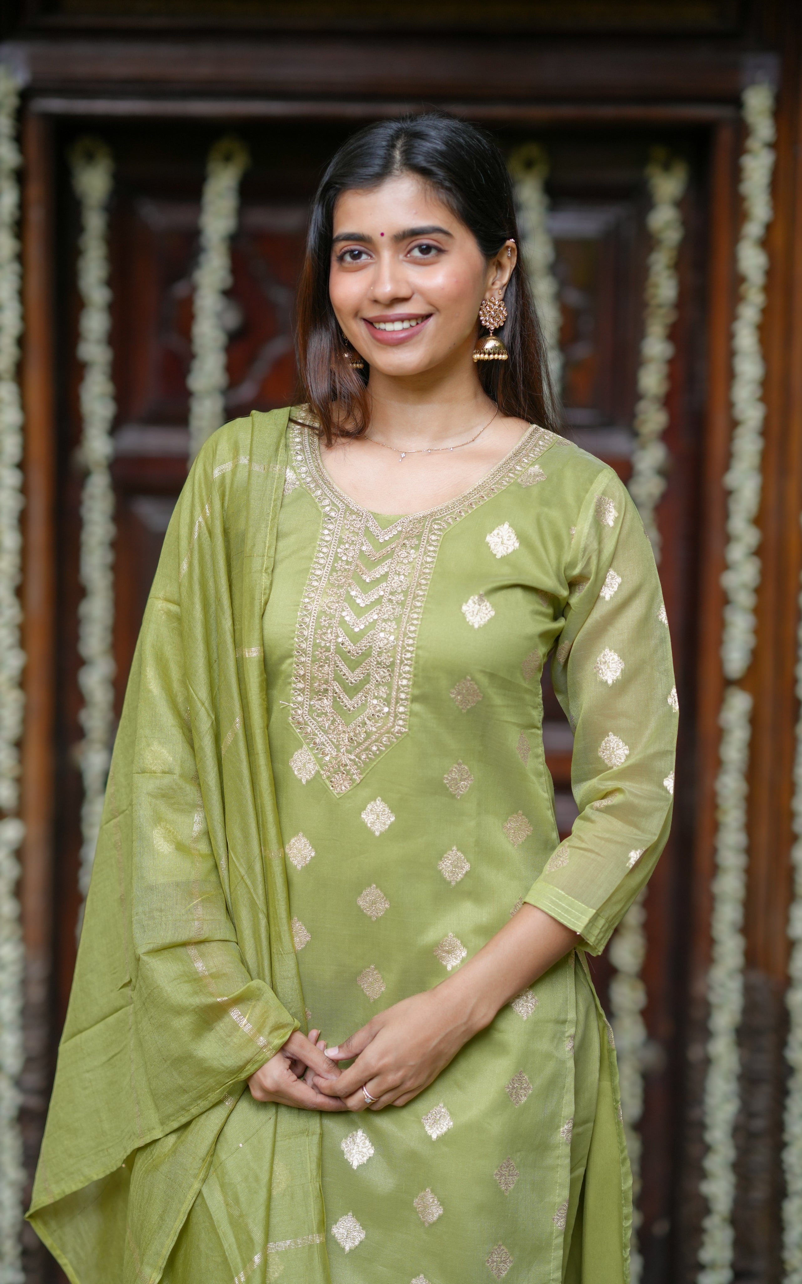Pradeepa A (Kurti+Pant+Dupatta)