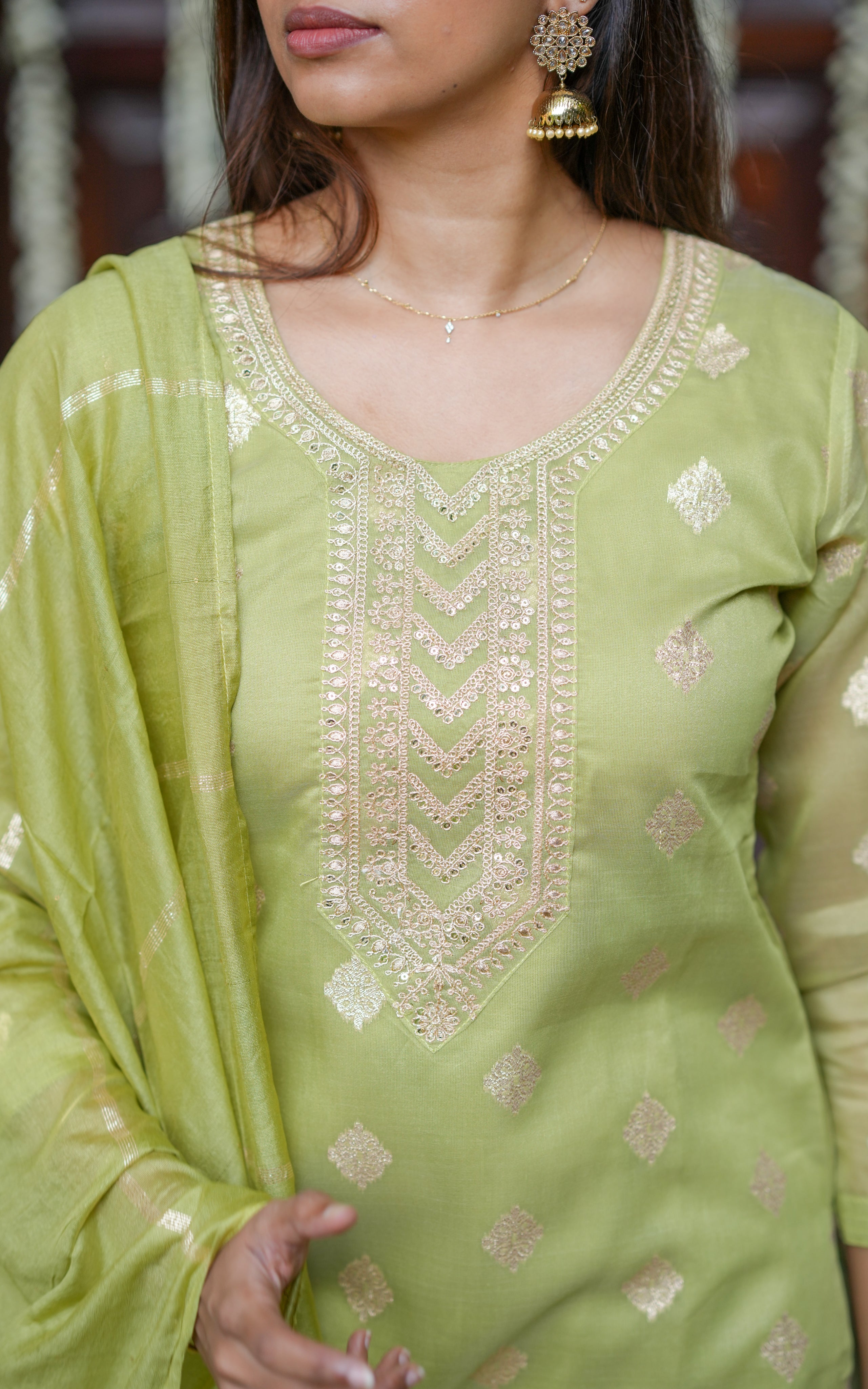 Pradeepa A (Kurti+Pant+Dupatta)