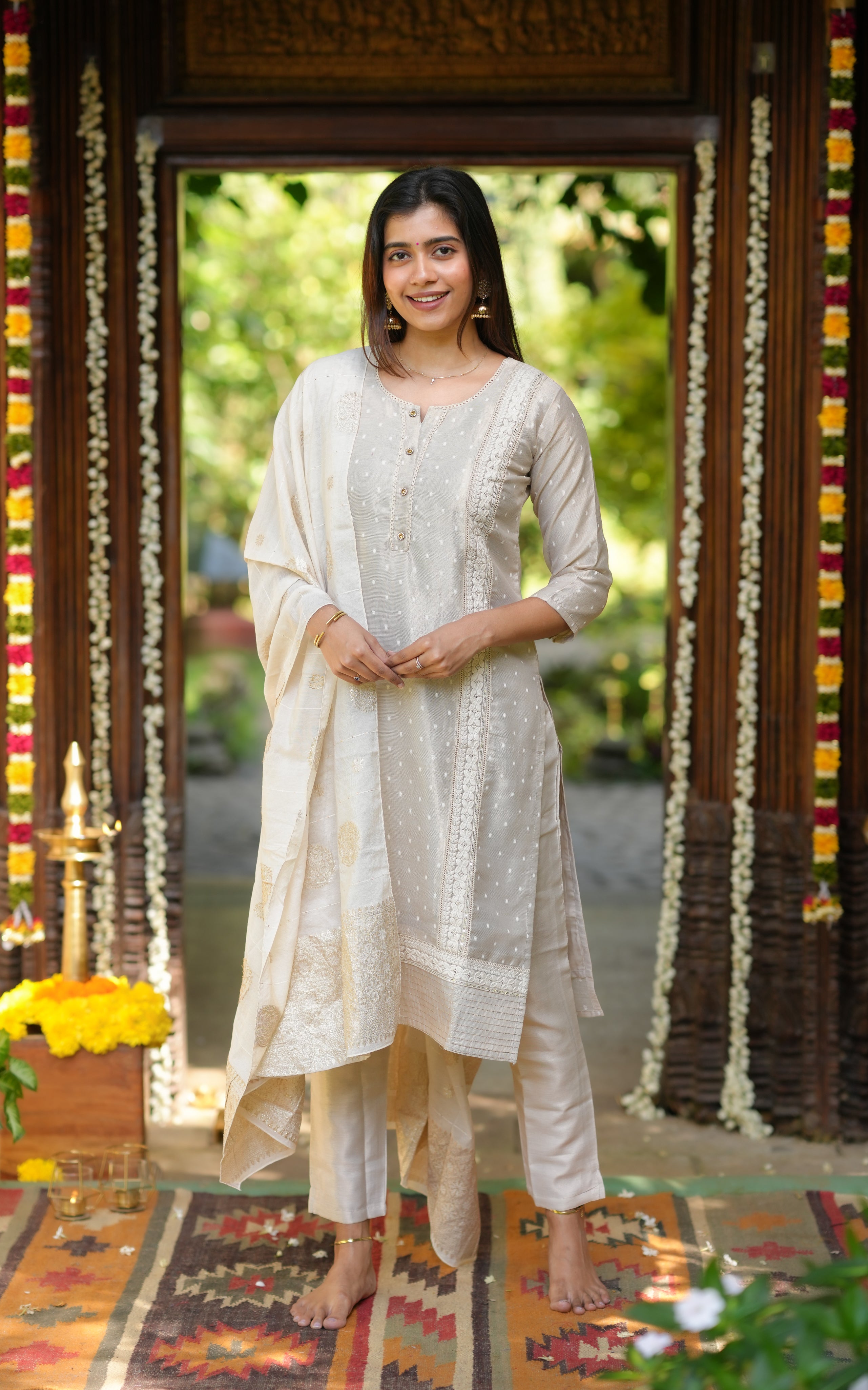 Sajitha (Kurti+Pant+Dupatta)