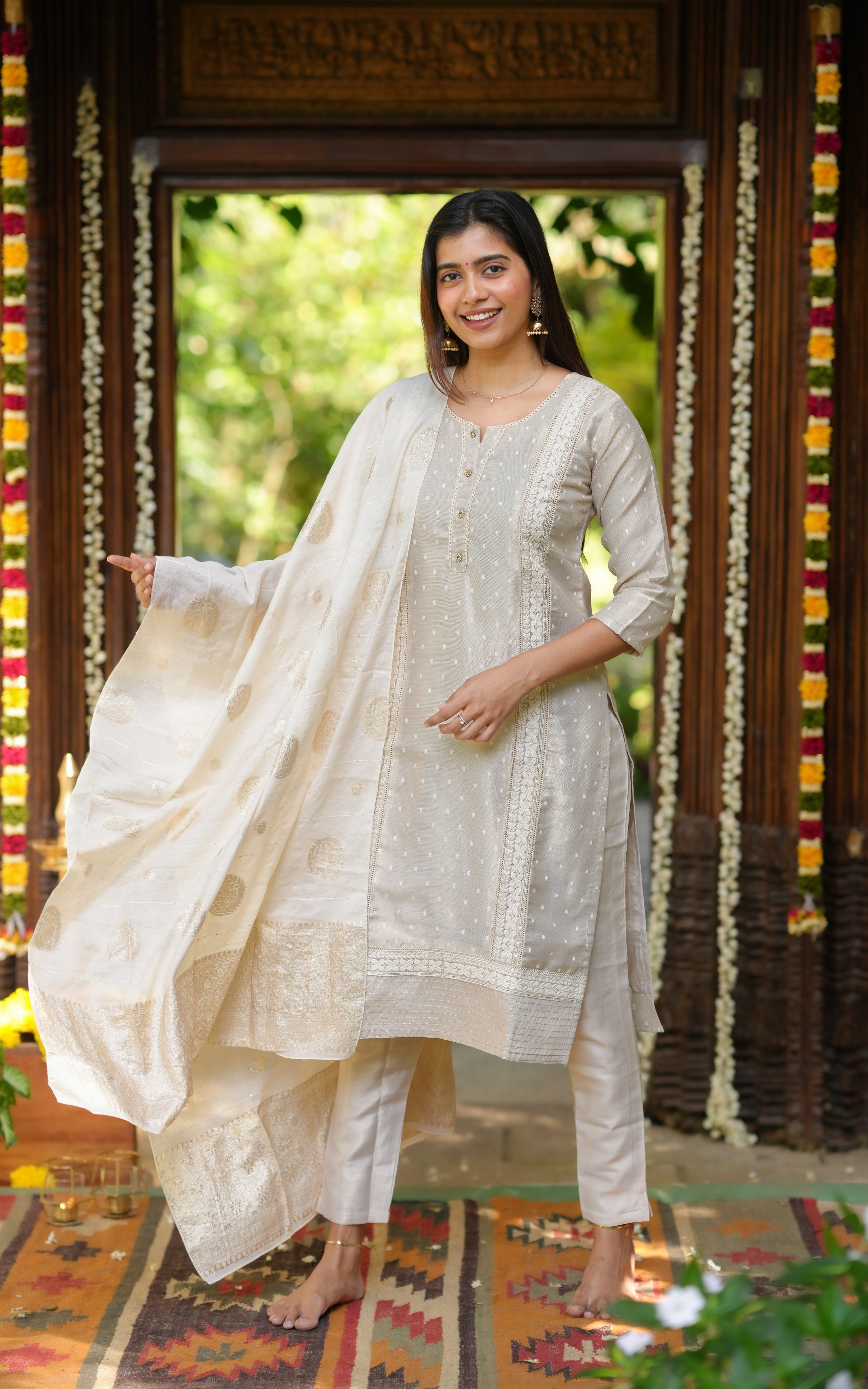 Sajitha (Kurti+Pant+Dupatta)