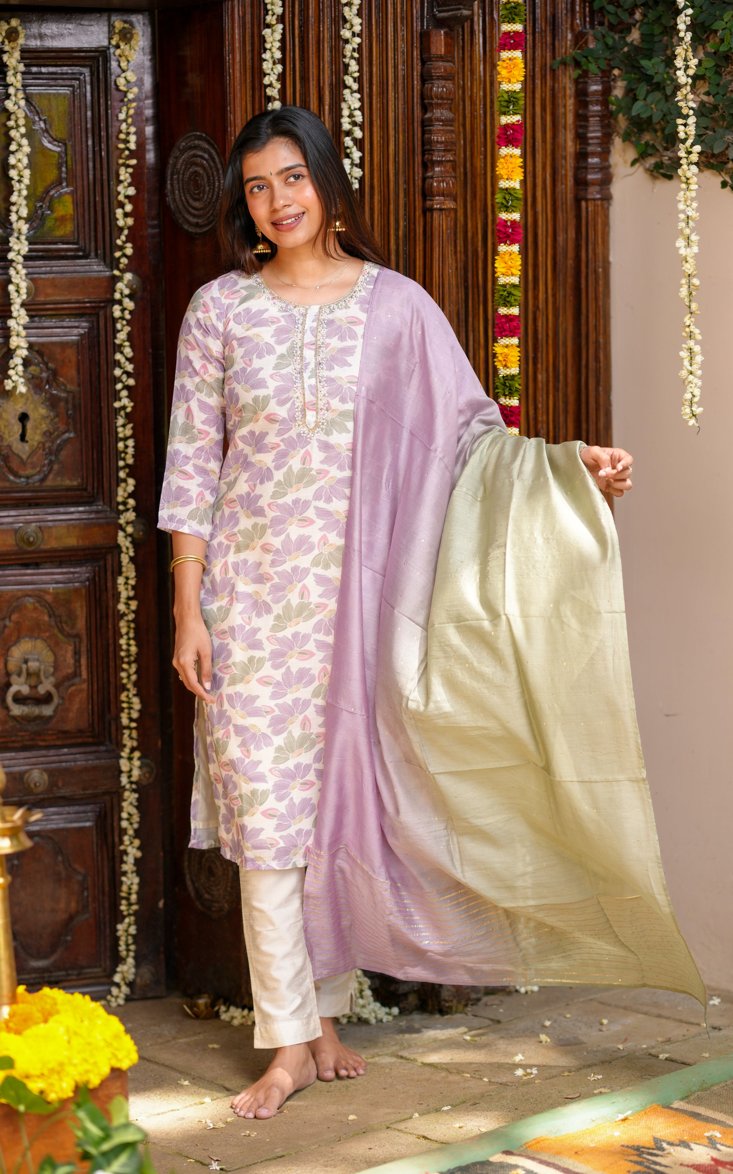 Metilda (Kurti+Pant+Dupatta)