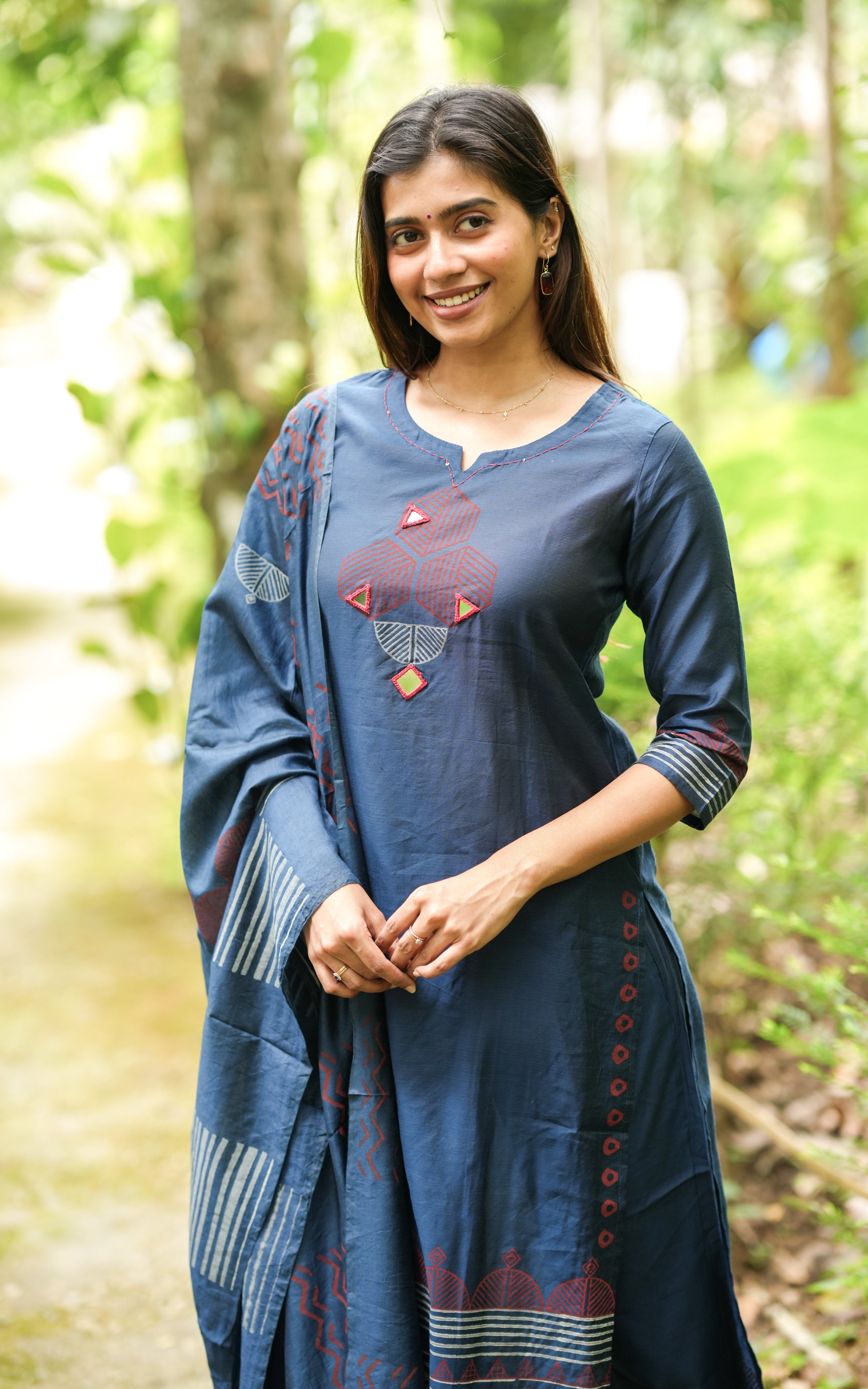 Cotton straight kurti
