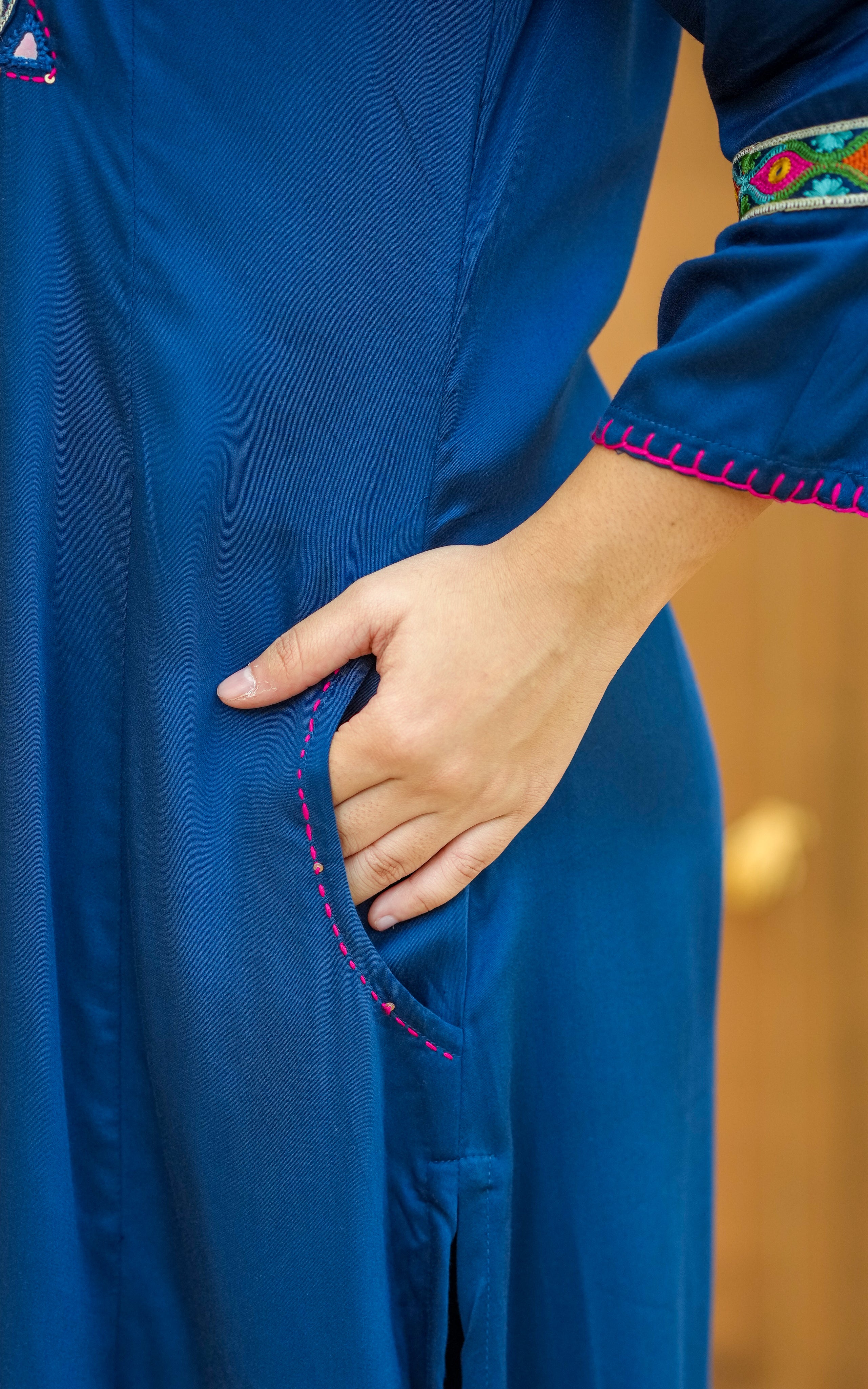 Pocketed Aline kurti sets