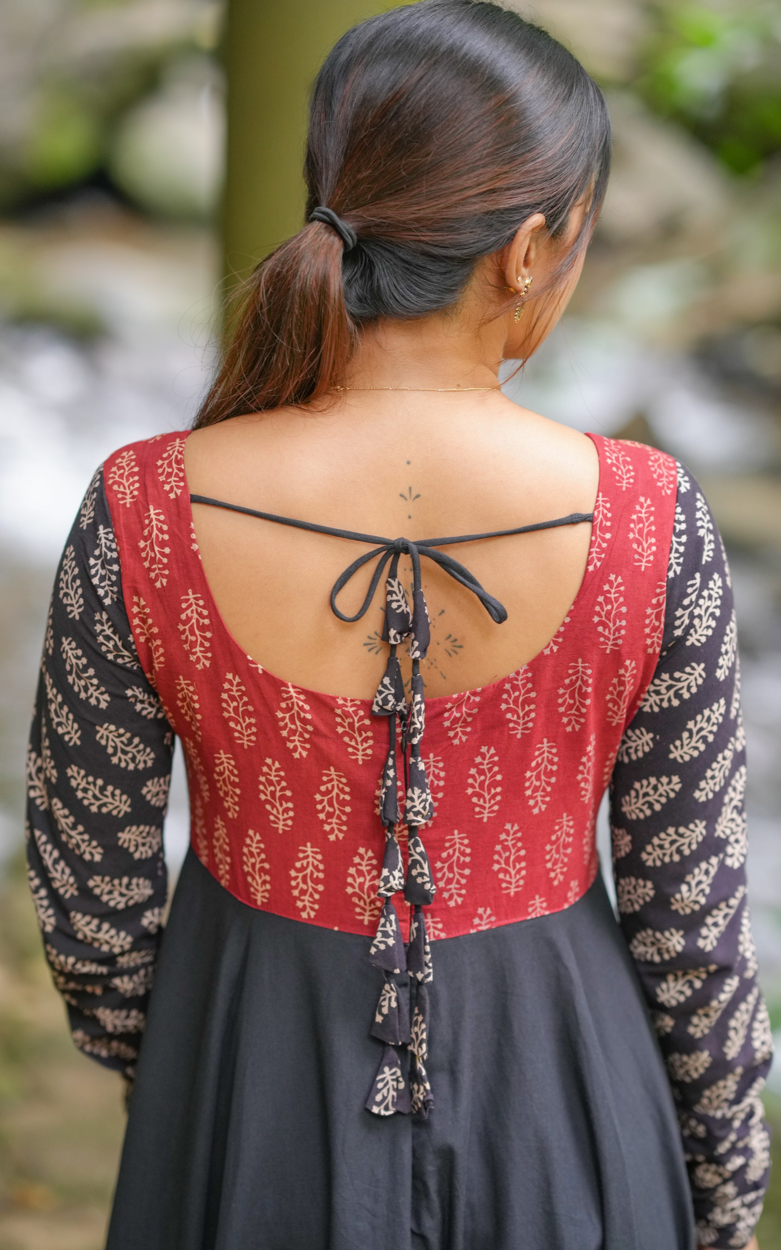 Ethnic gown style