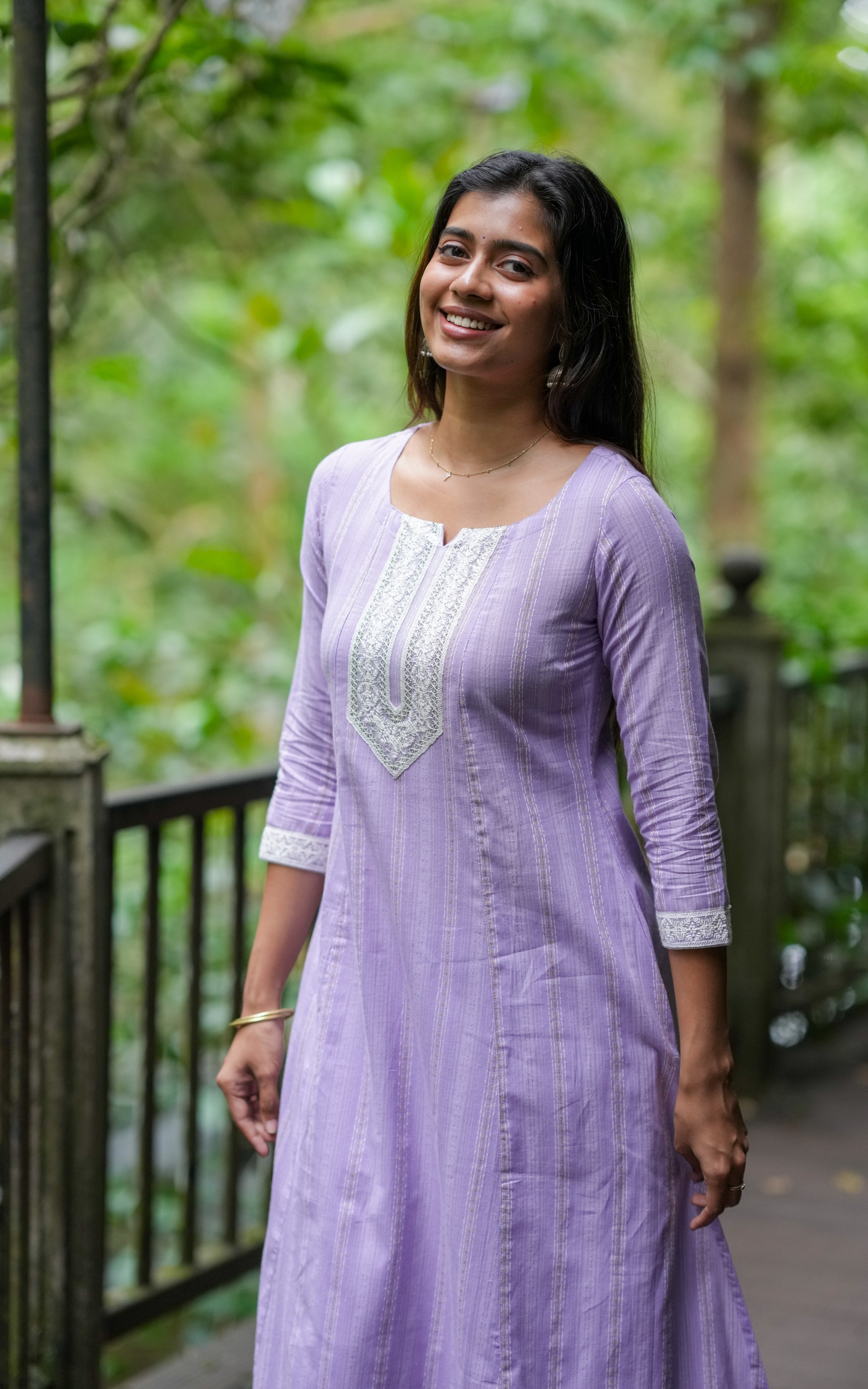 Cotton A-line kurti