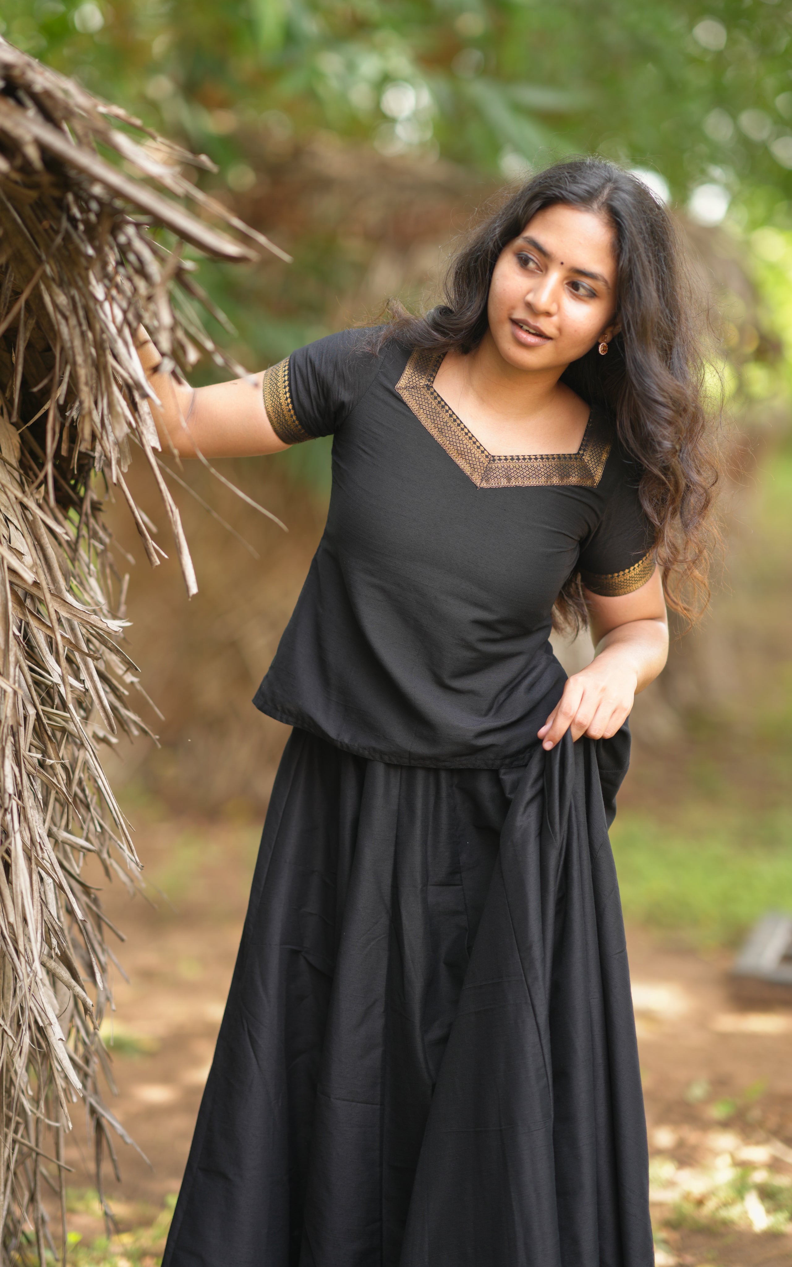 Sutri Varum Bhoomi Bhavana (Top+Skirt) (DELIVERY TIME 40-45 DAYS)