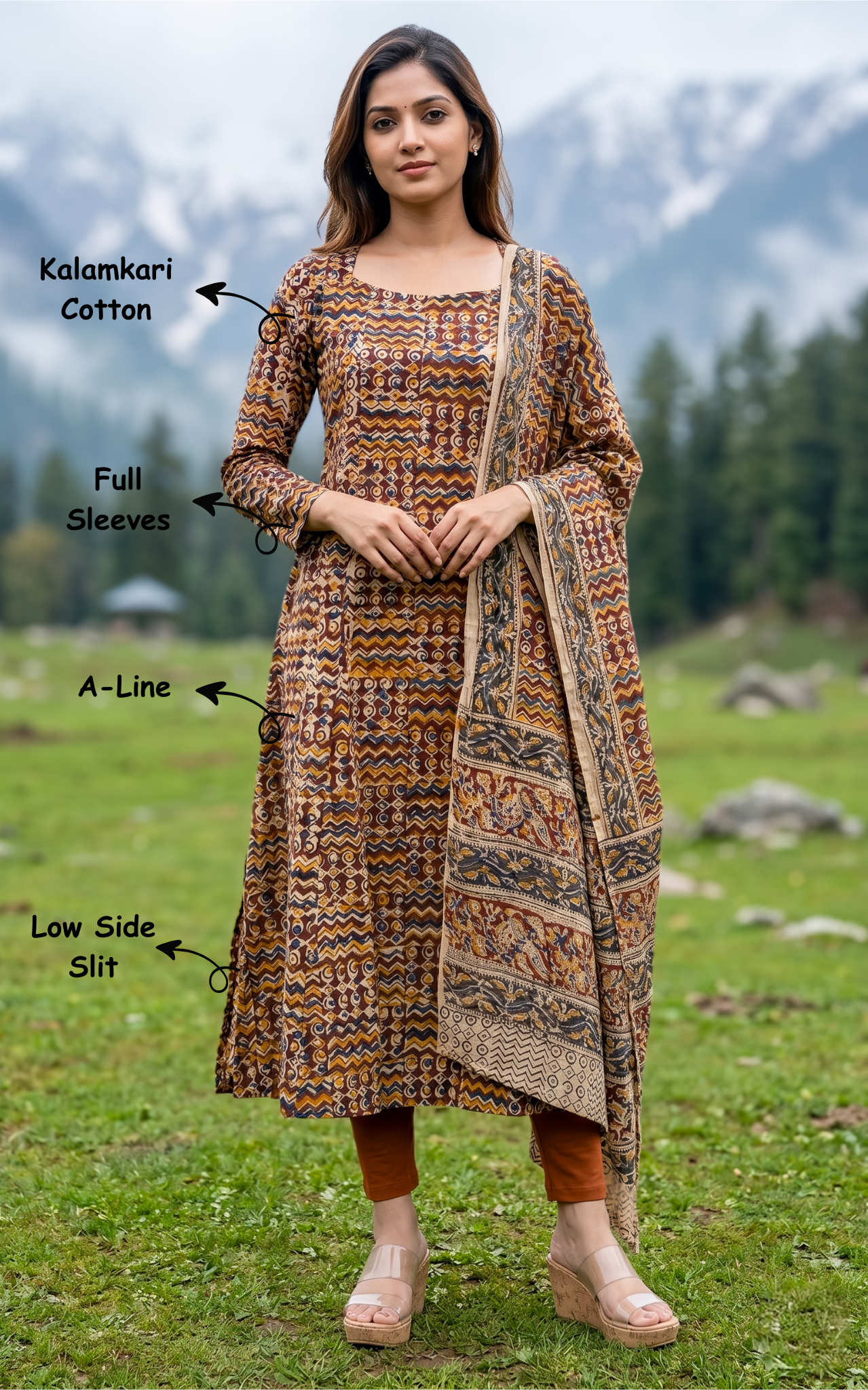 Jesintha B (Kurti+Dupatta)