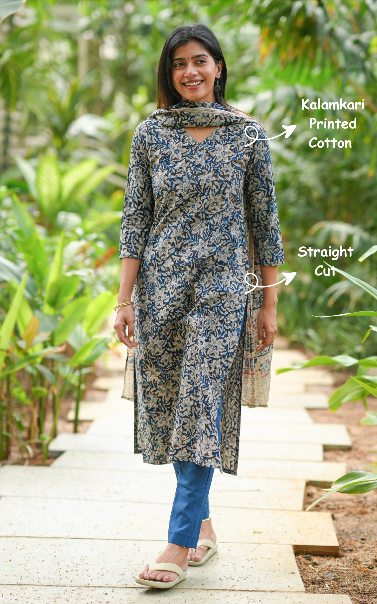 Avaram C (Kurti+Dupatta)