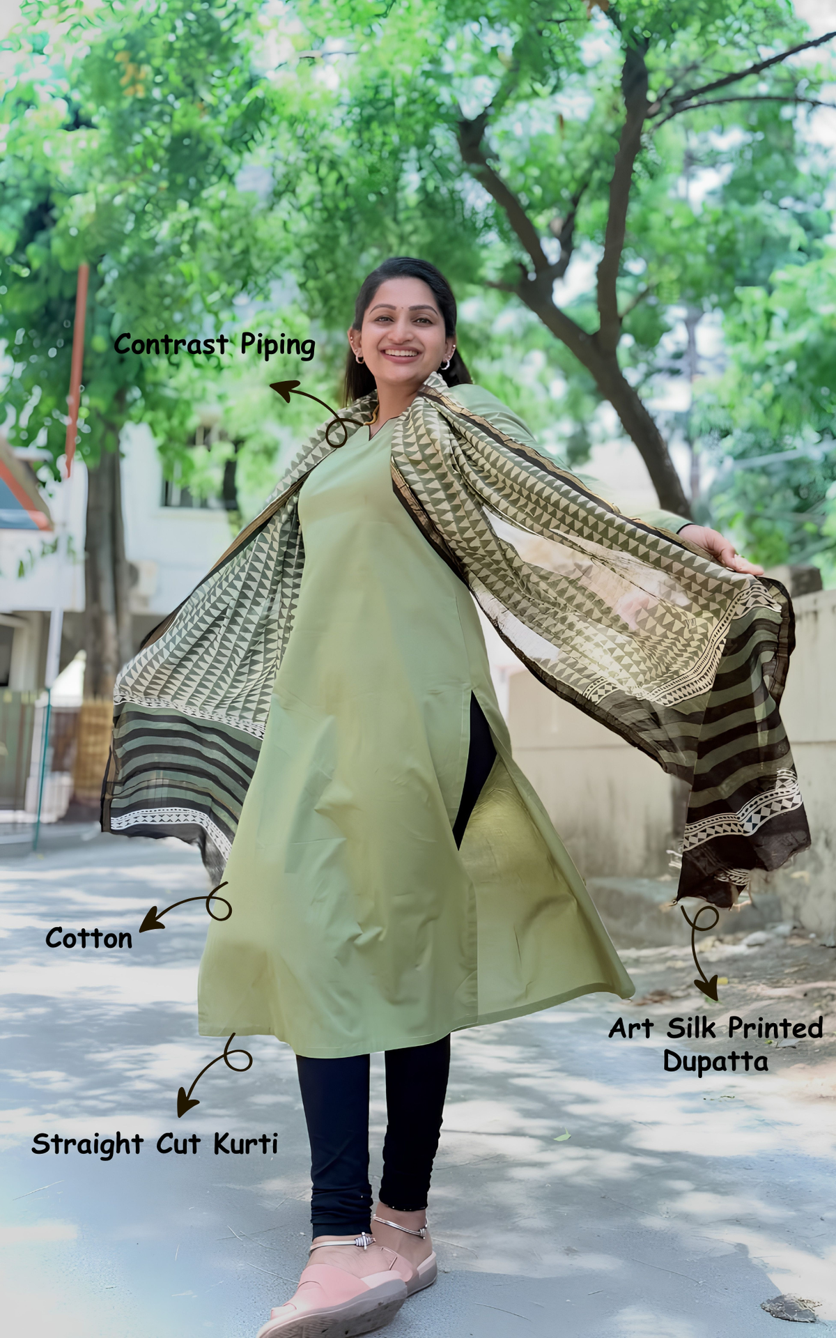 Sheela (Kurti+Dupatta)