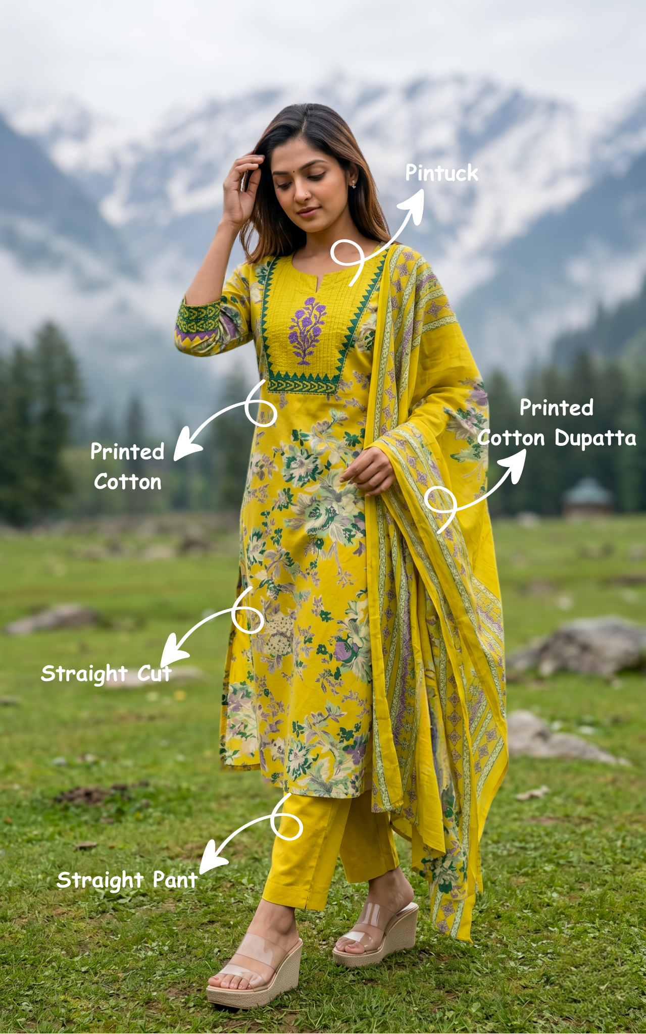 Sharla A (Kurti+Pant+Dupatta)