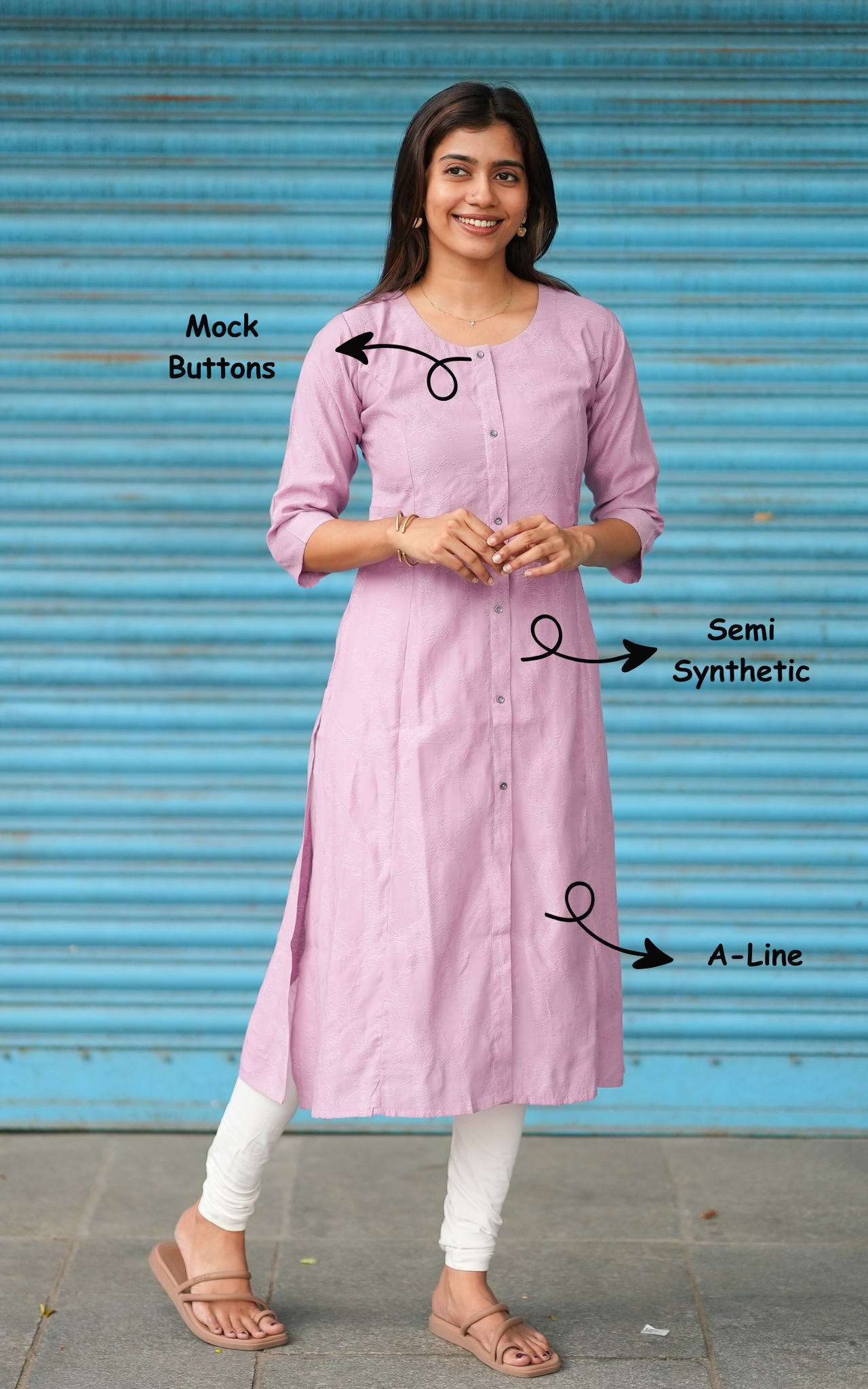 Elegant Aline kurti for women