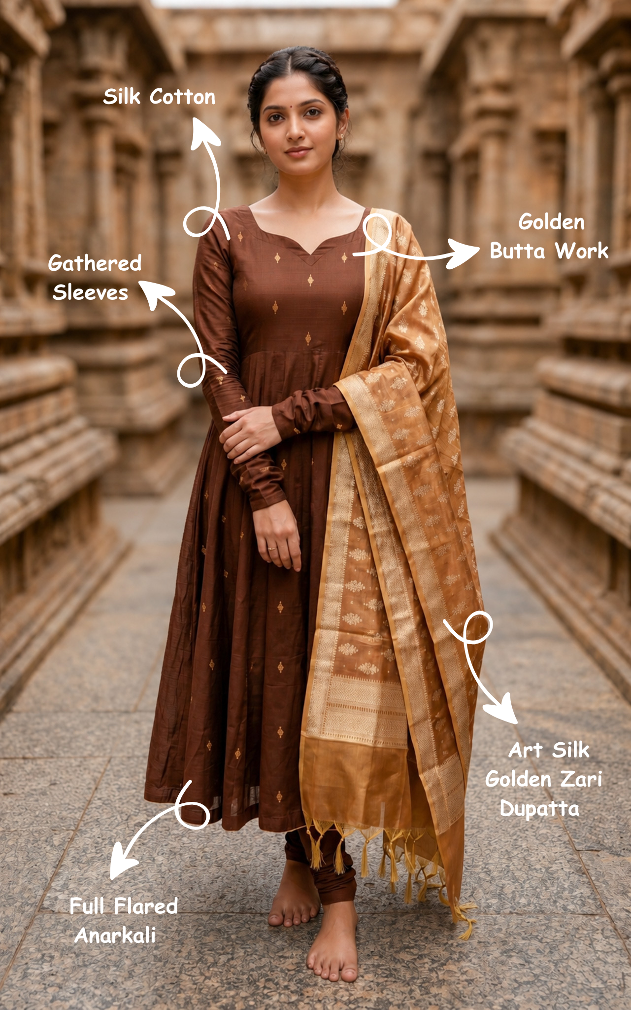 Yaazhi (Kurti+Dupatta)