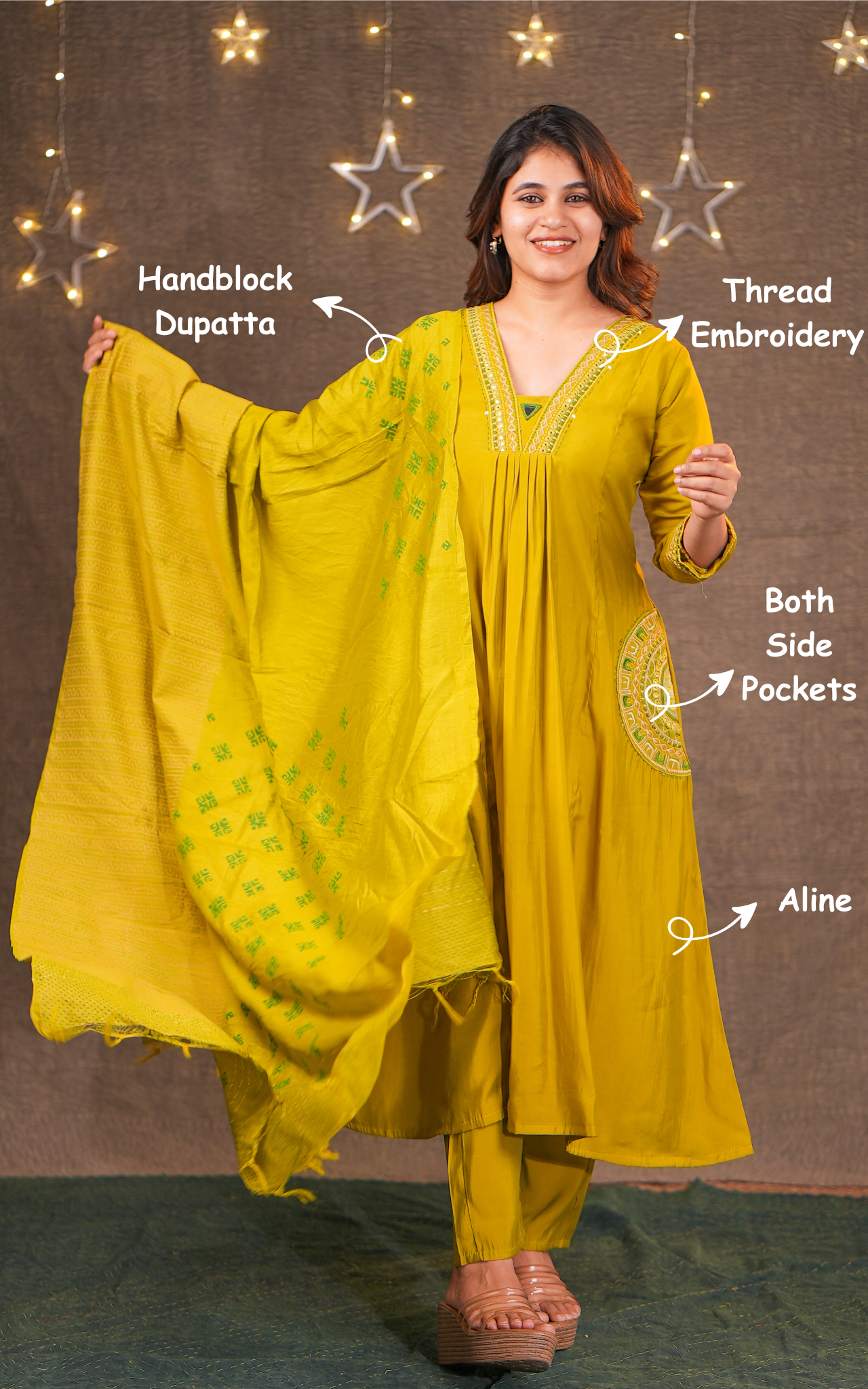 Bhuvaneshwari C (Kurti+Pant+Dupatta)
