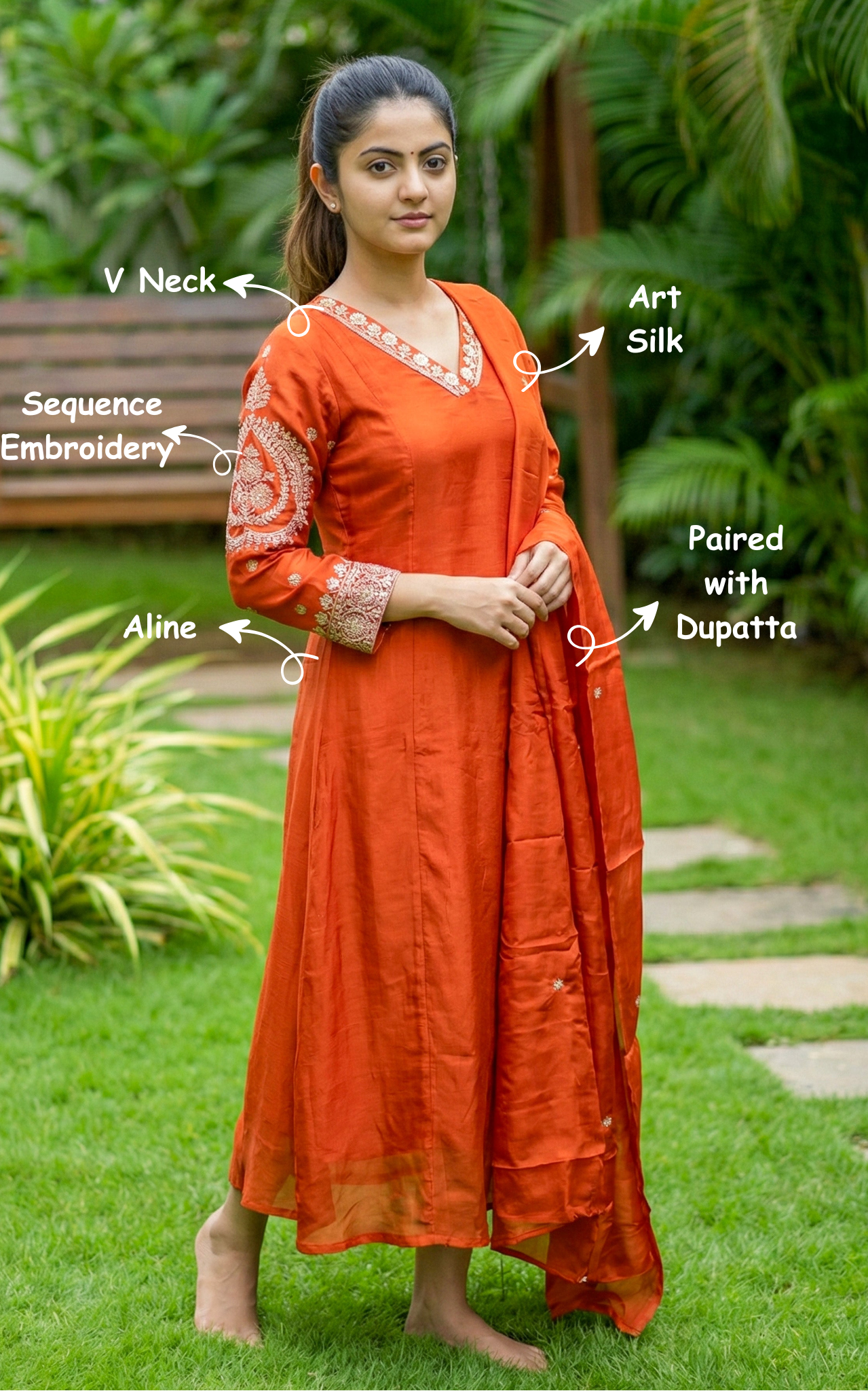 Fathima A (Kurti+Dupatta)