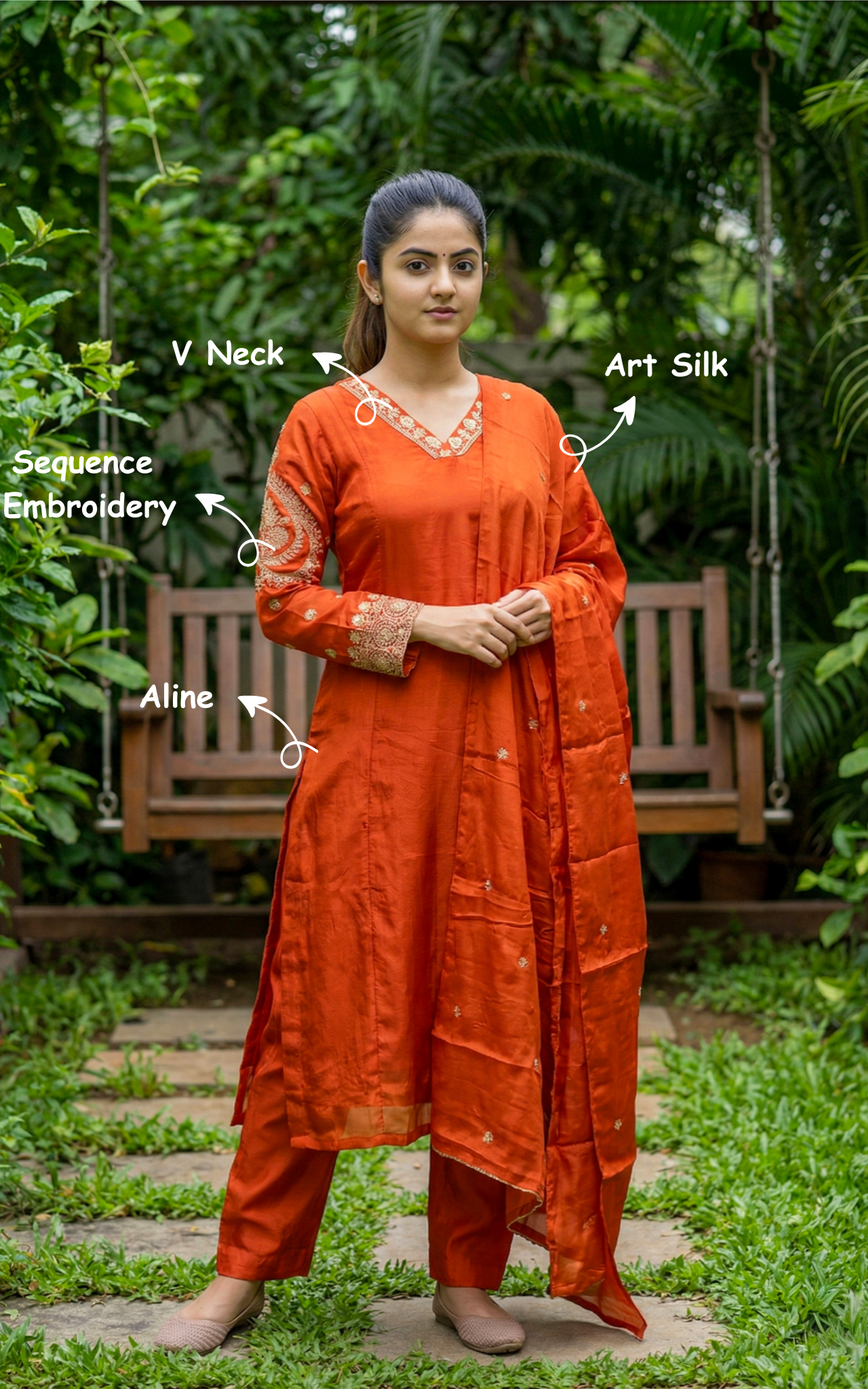 straight cut kurti for women