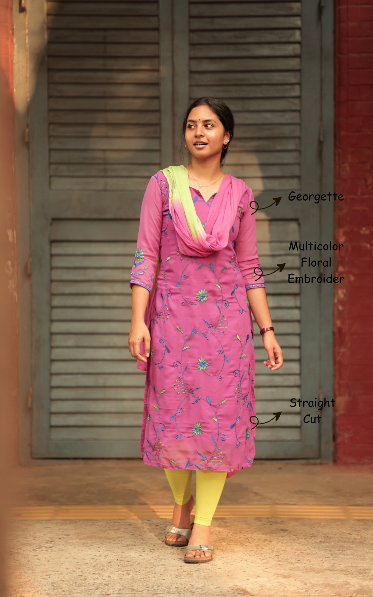 Sillunu Oru Kadhal movie kurti – Tamil cinema inspired women’s traditional outfit