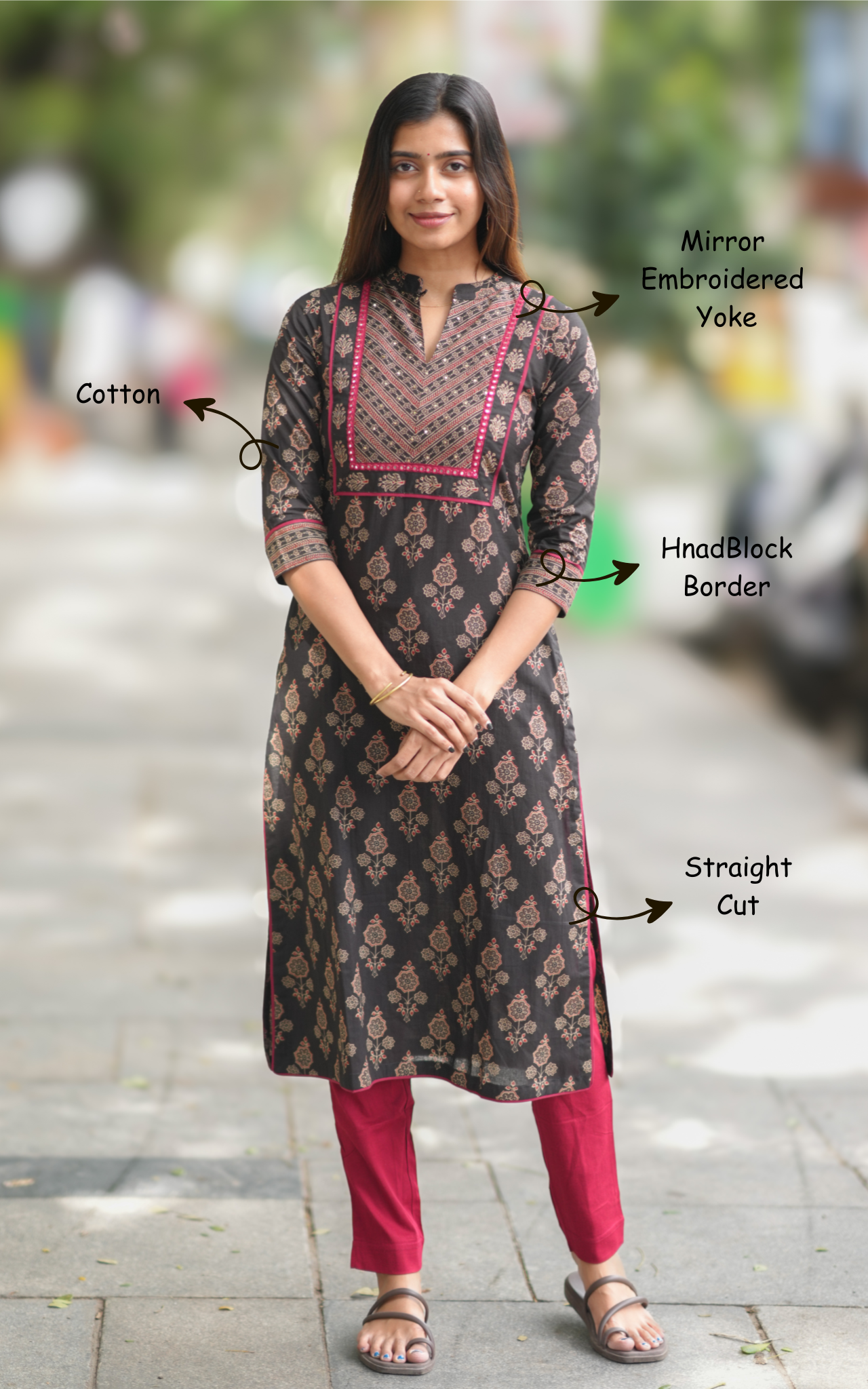 College wear kurti