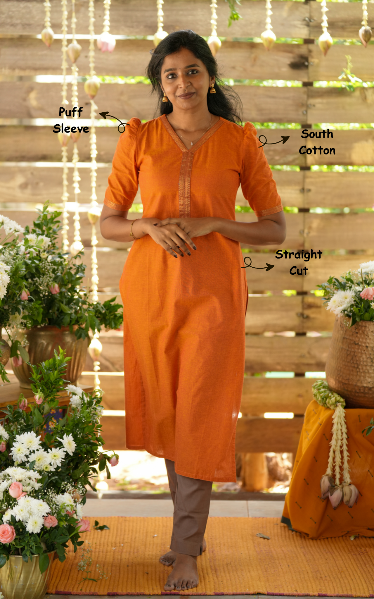 Daily wear straight kurti for women