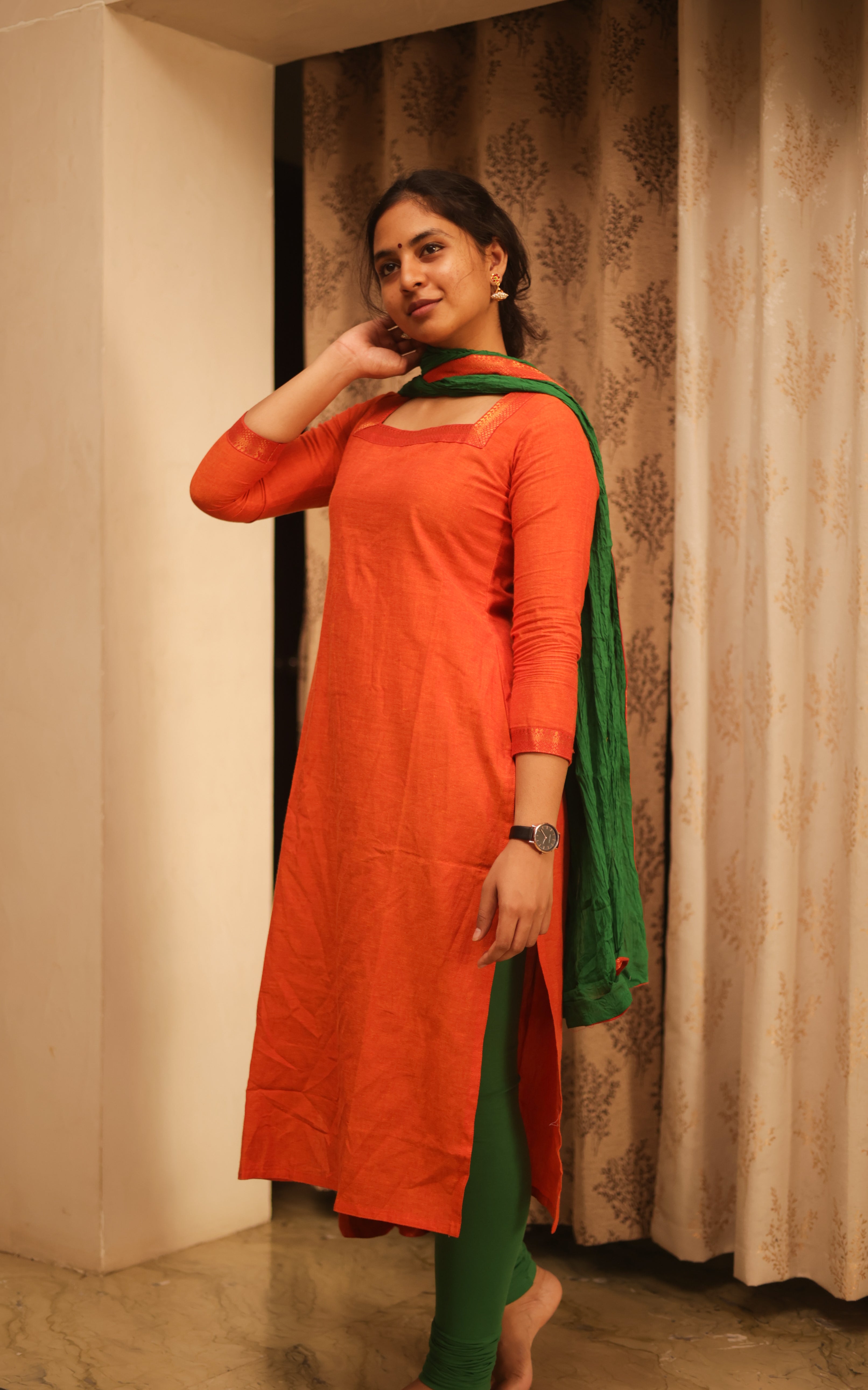 Parthen Rasithen (Kurti+Dupatta) B KURTIS Instore